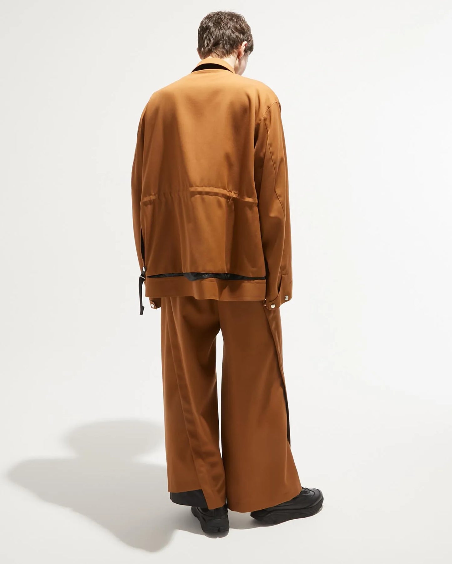 GABARDINE MAGAZINE VEST M89 YELLOW BROWN