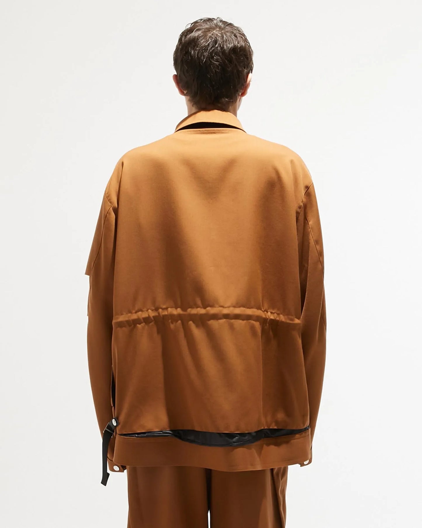 GABARDINE MAGAZINE VEST M89 YELLOW BROWN