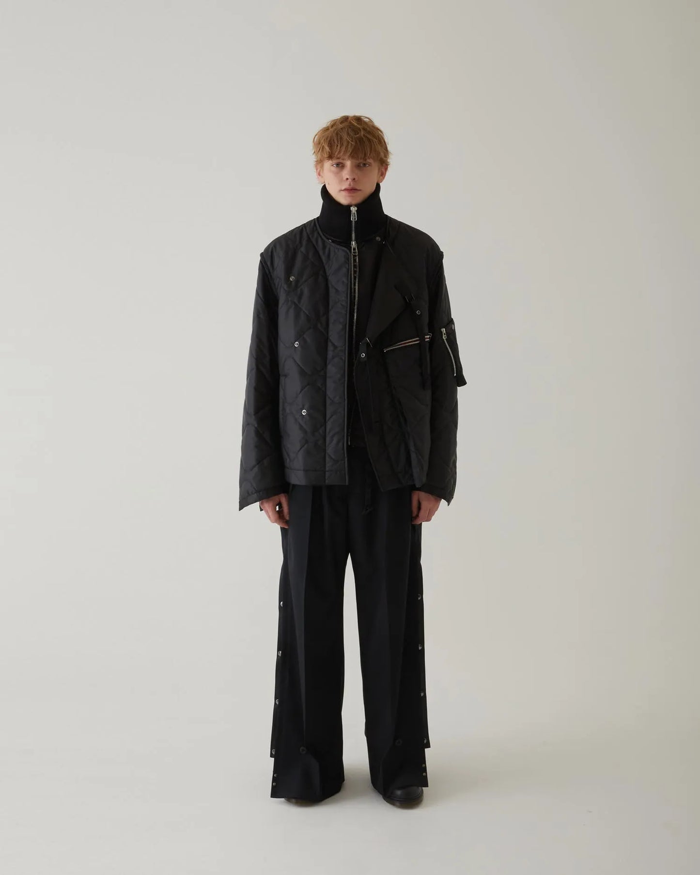 SERGE VINCENT OVER SLACKS BLACK