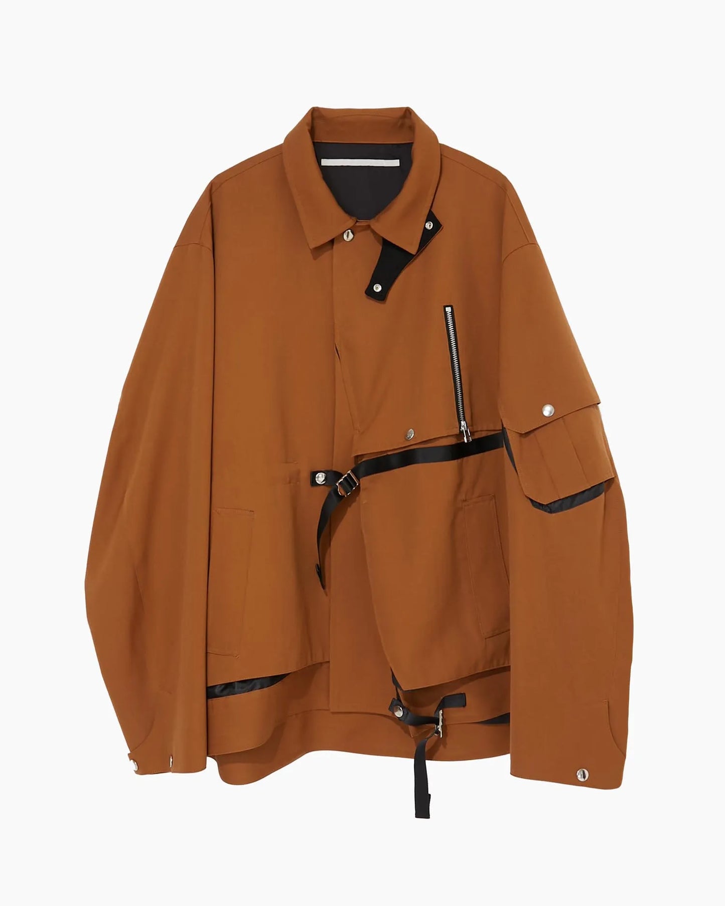 GABARDINE MAGAZINE VEST M89 YELLOW BROWN