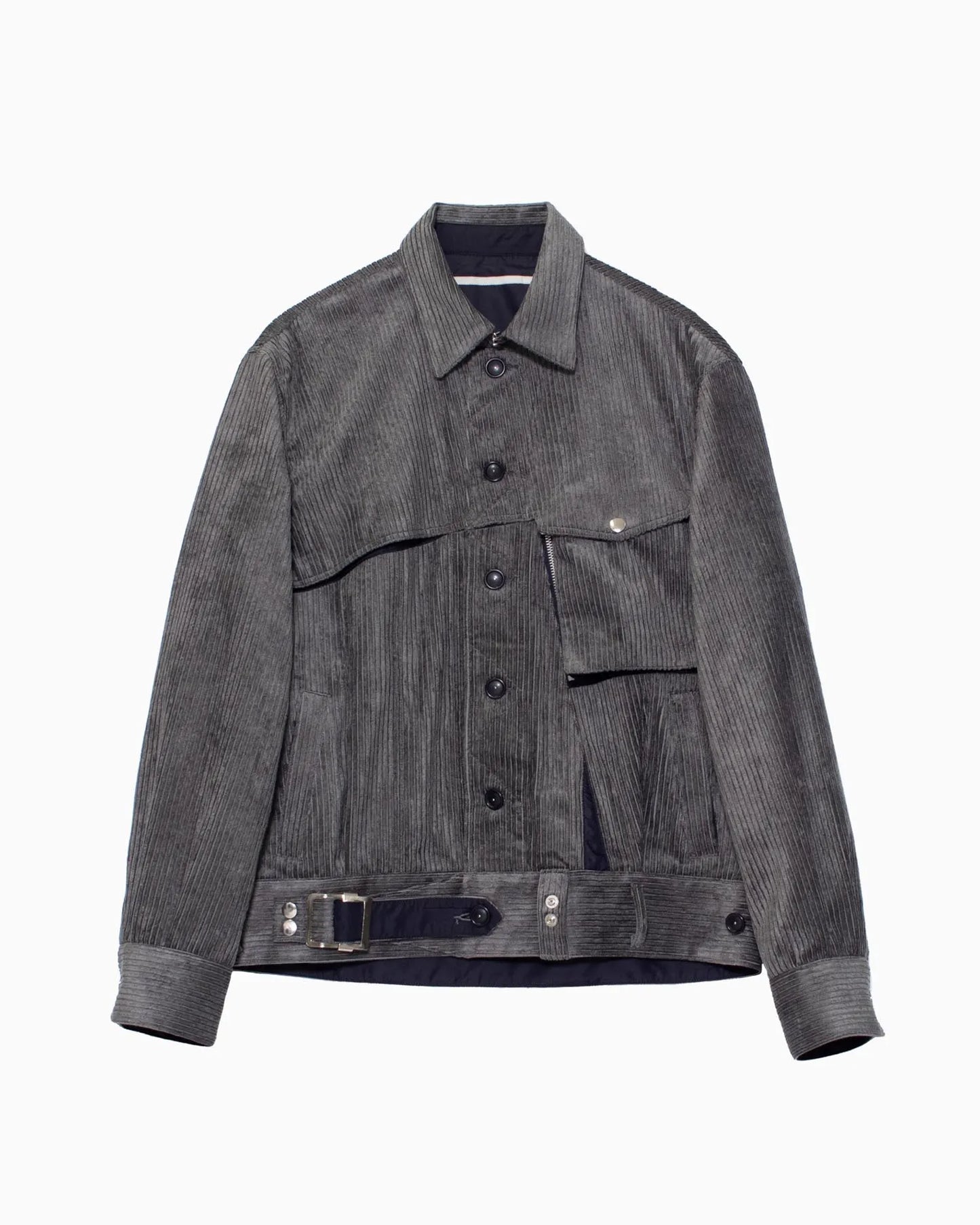 ∠13° CORDUROY JACKET GREY
