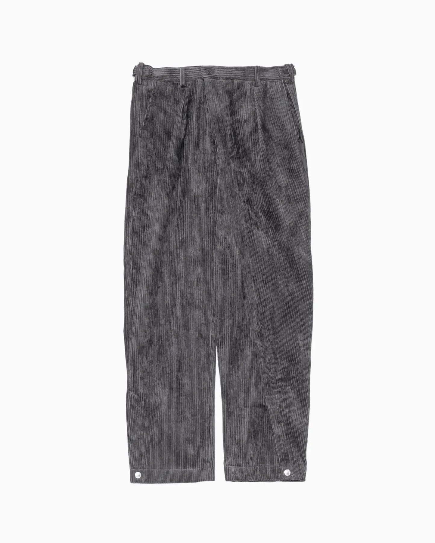 ∠13° CORDUROY WIDE PANTS GREY
