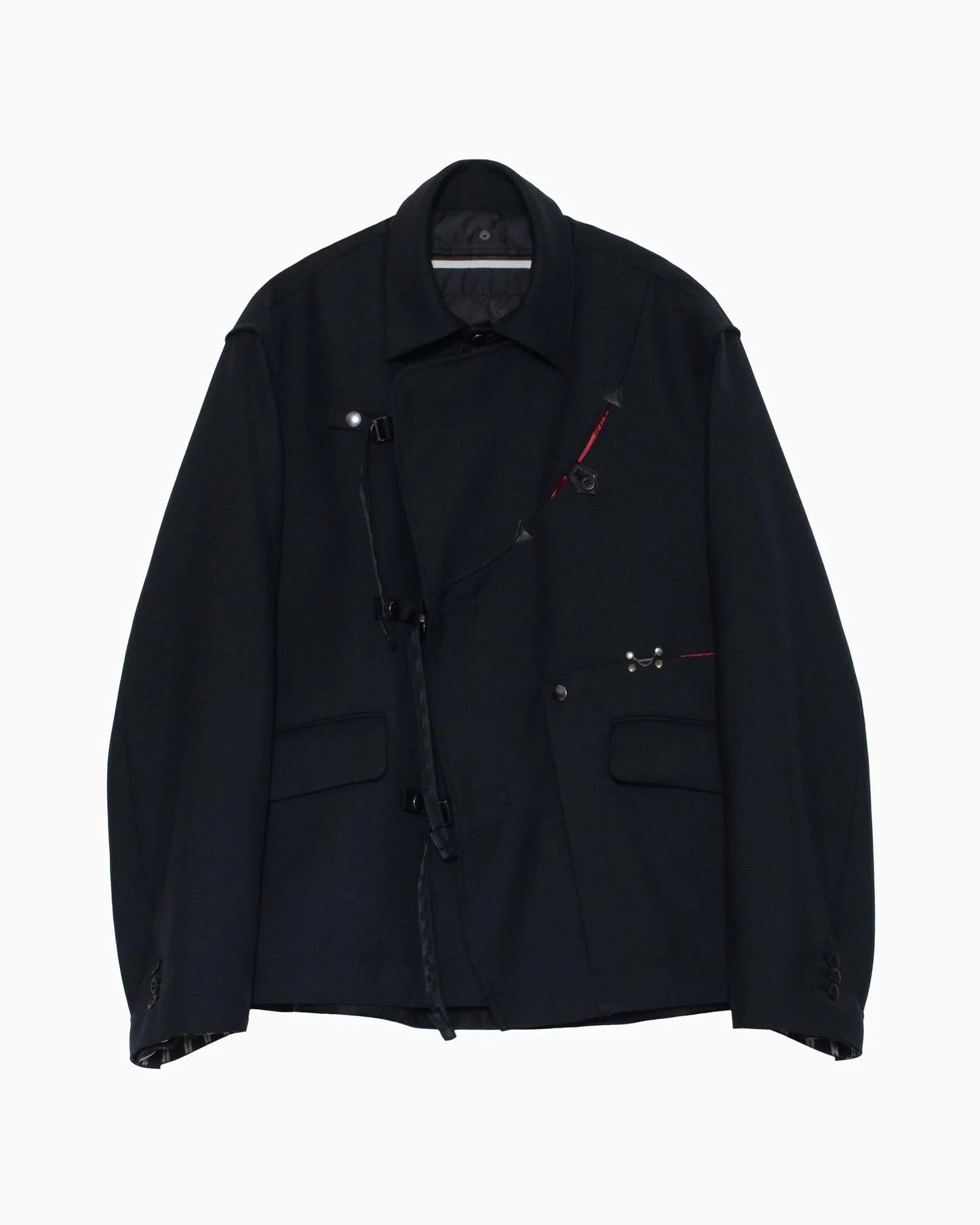 EDWARDIAN JERKIN JACKET BLACK