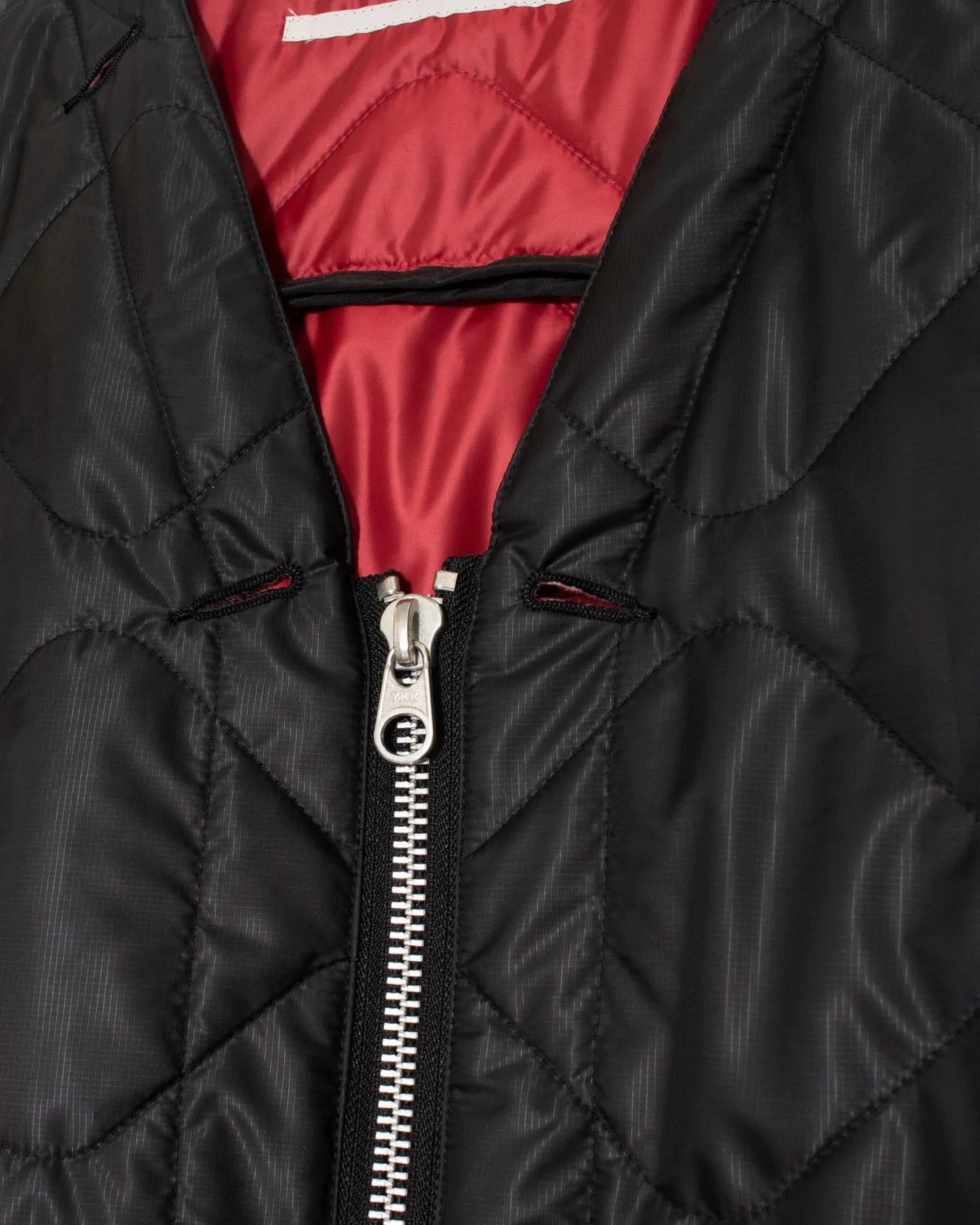 QUILTING LONG BLOUSON BLACK