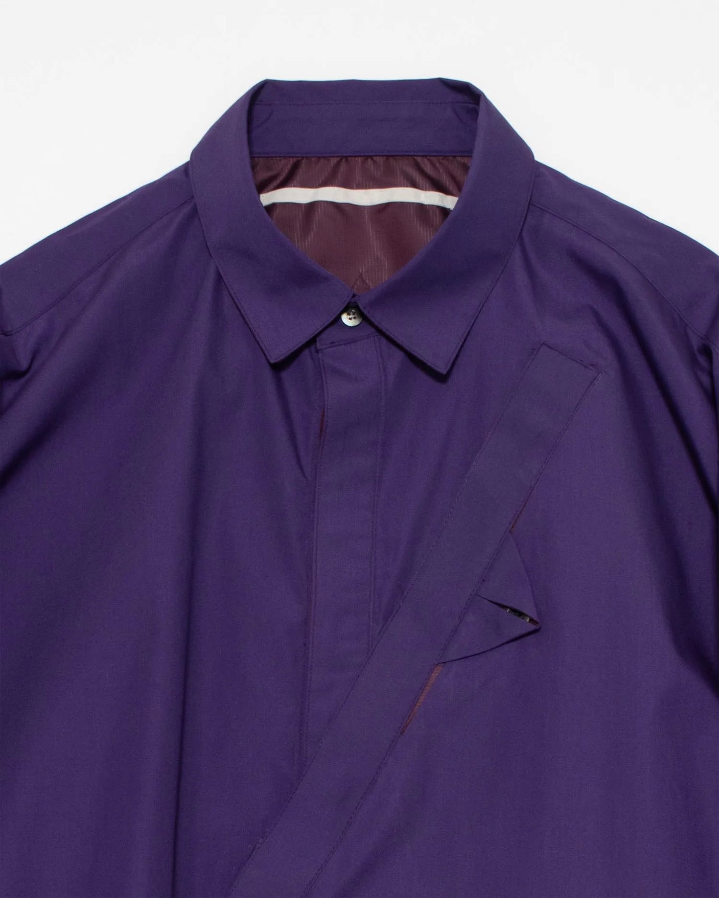 FRONT SLIT SHIRT PURPLE