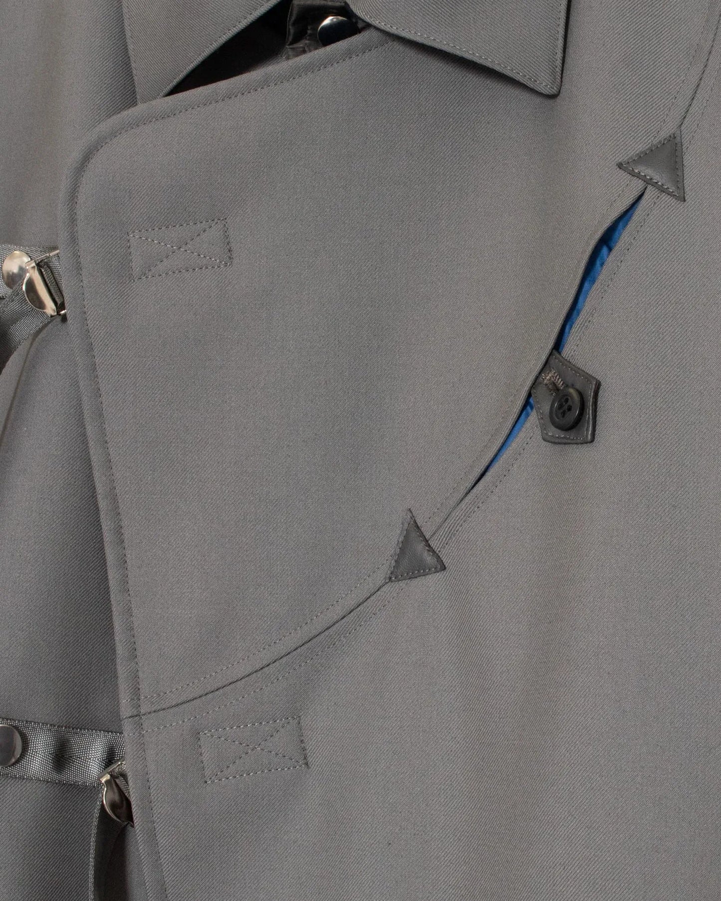 EDWARDIAN JERKIN JACKET GREY