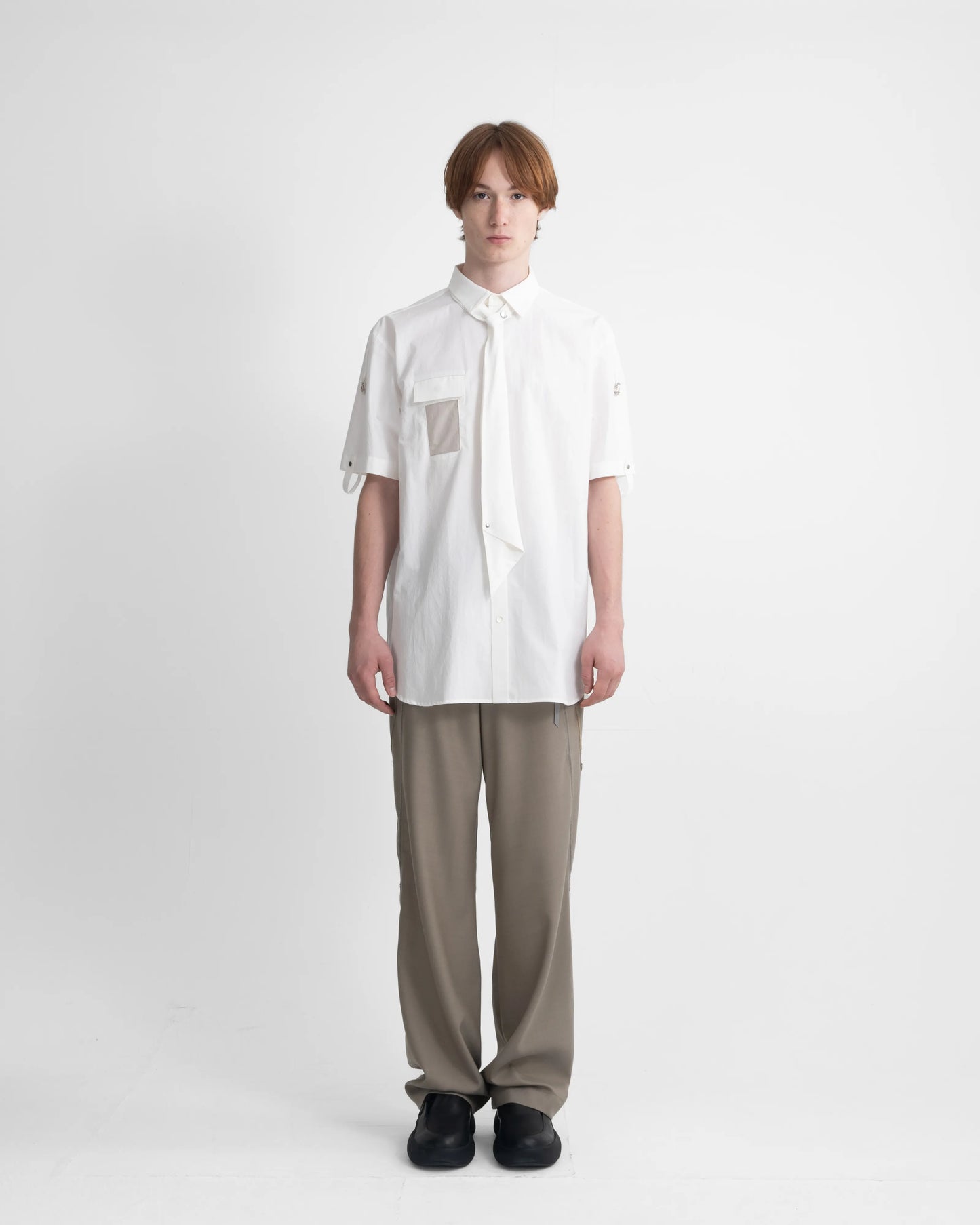 S/S PASS HOLDER SHIRT WHITE