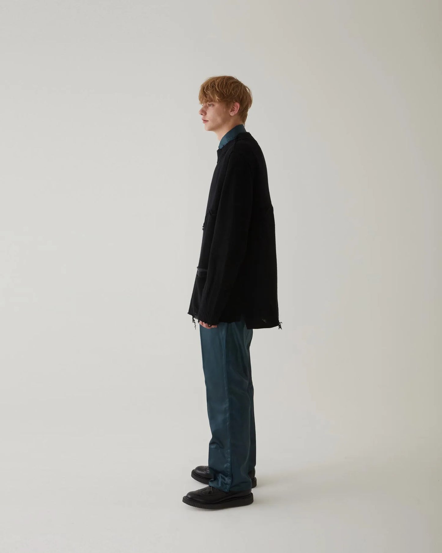 WESTERN DAMAGE KNIT BLACK