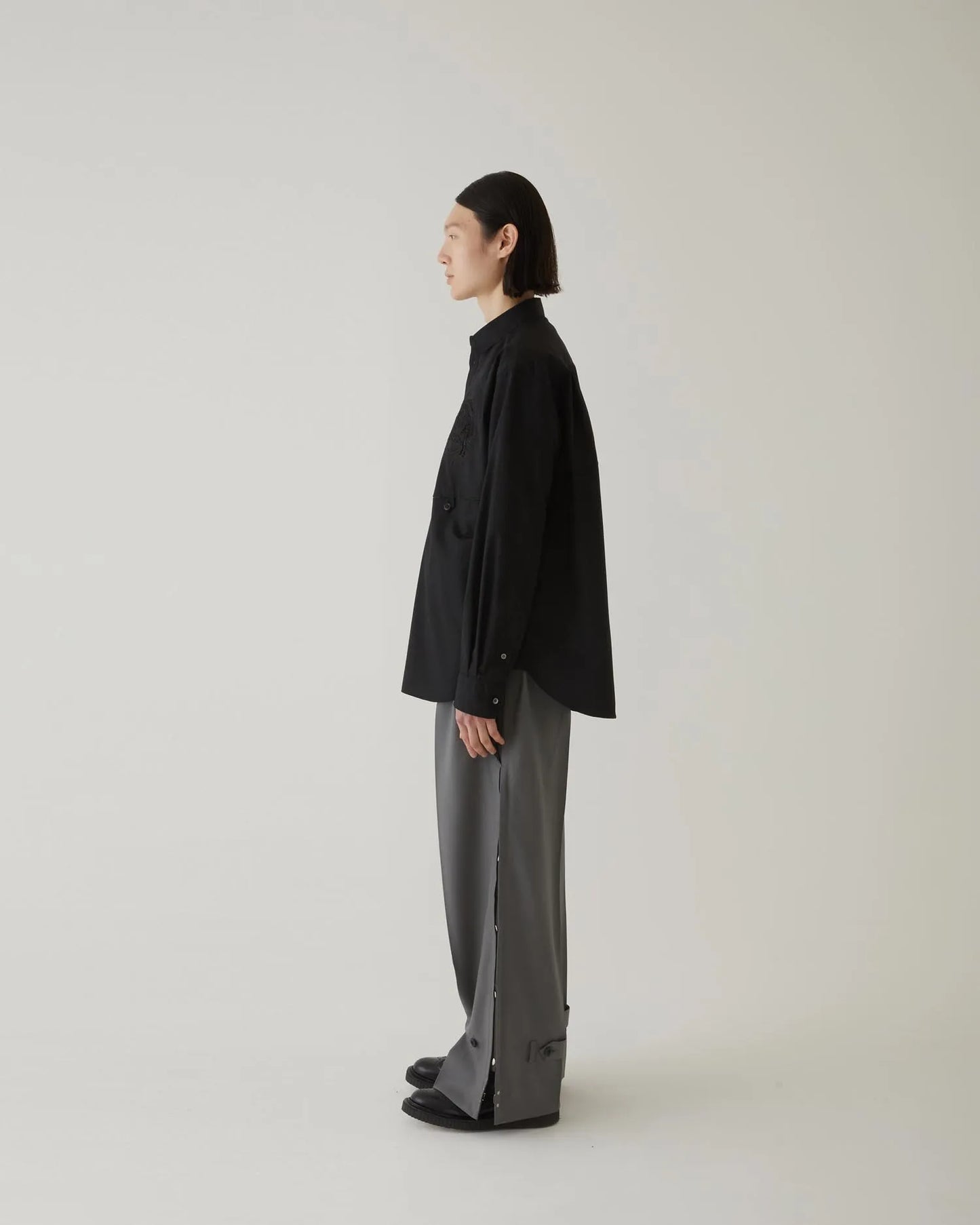 EMBROIDERY SHIRT BLACK