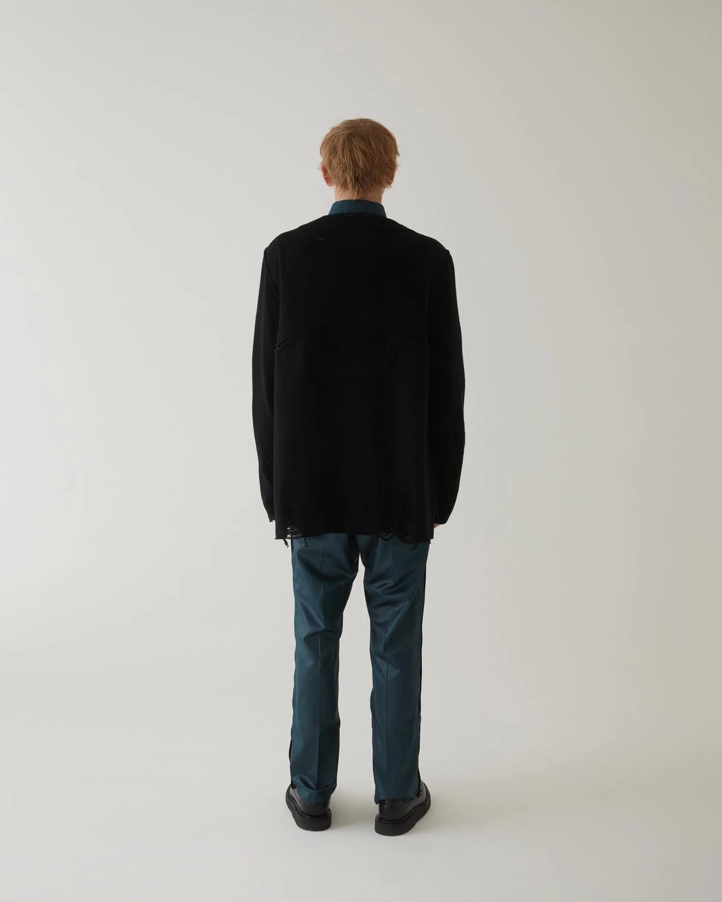 WESTERN DAMAGE KNIT BLACK