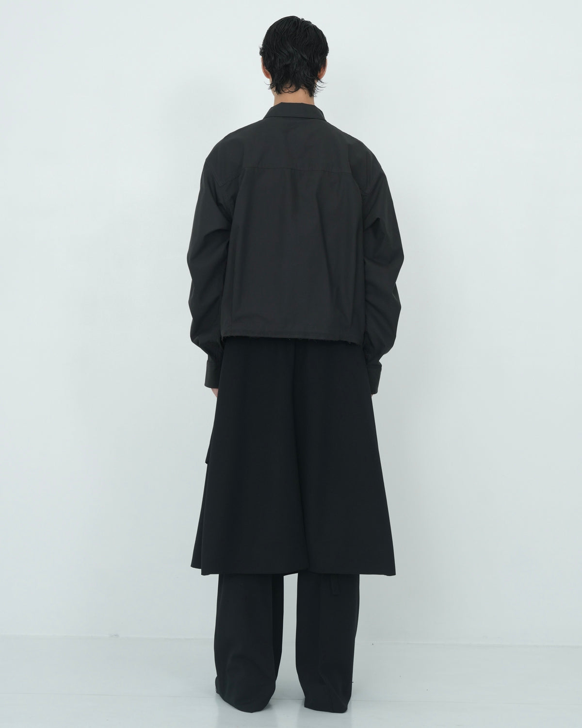 M65 CROPPED SHIRT V CHARCOAL