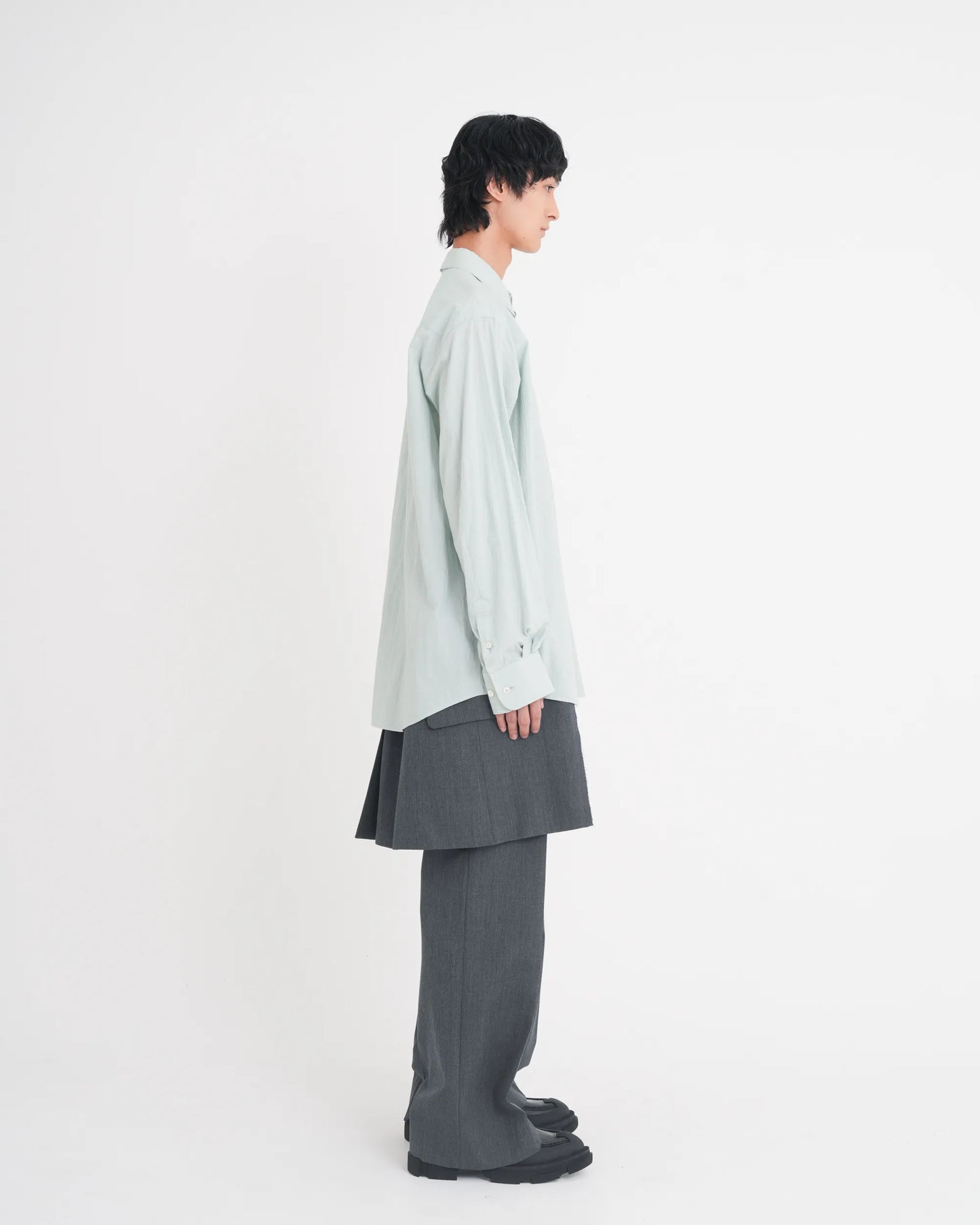 BUM FLAP JACKET SLACKS GREY