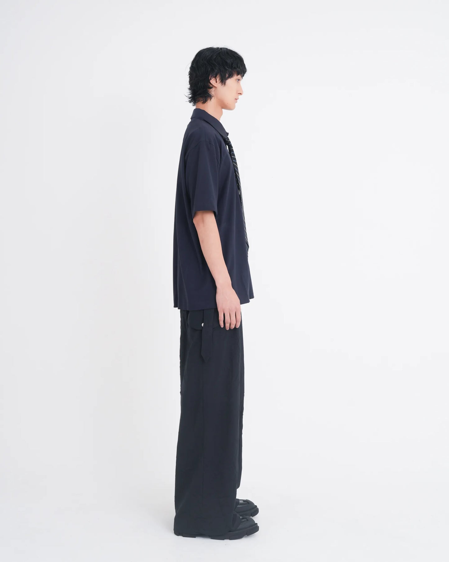 LAYERED S/S T-SHIRT NAVY