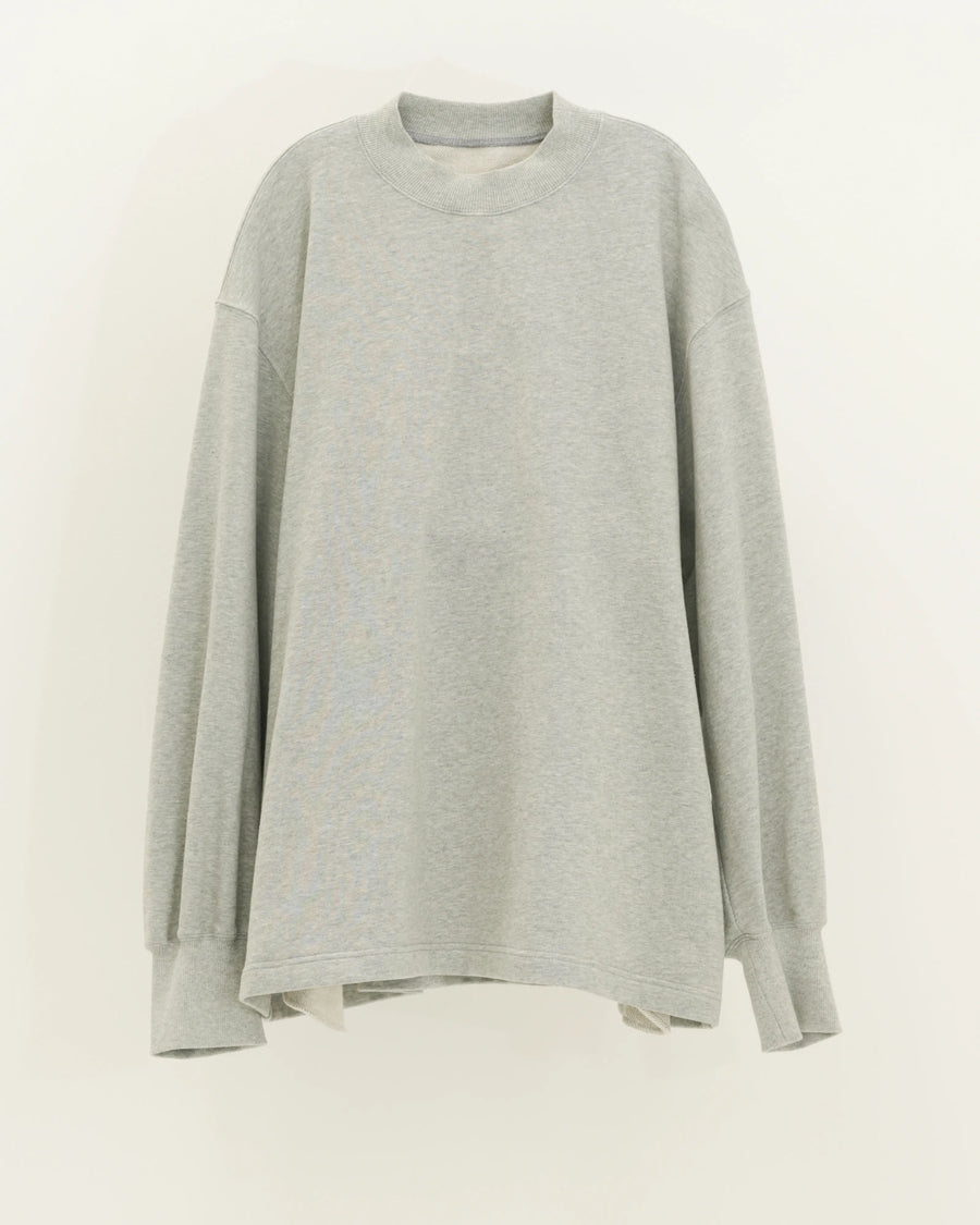 SIDE SEAM POCKET SWEATSHIRT GREY