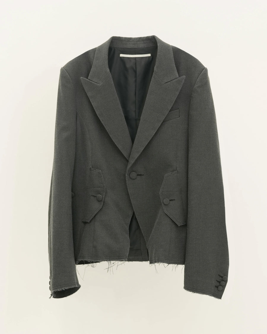 PIGMENT PRINT MORNING JACKET GREY