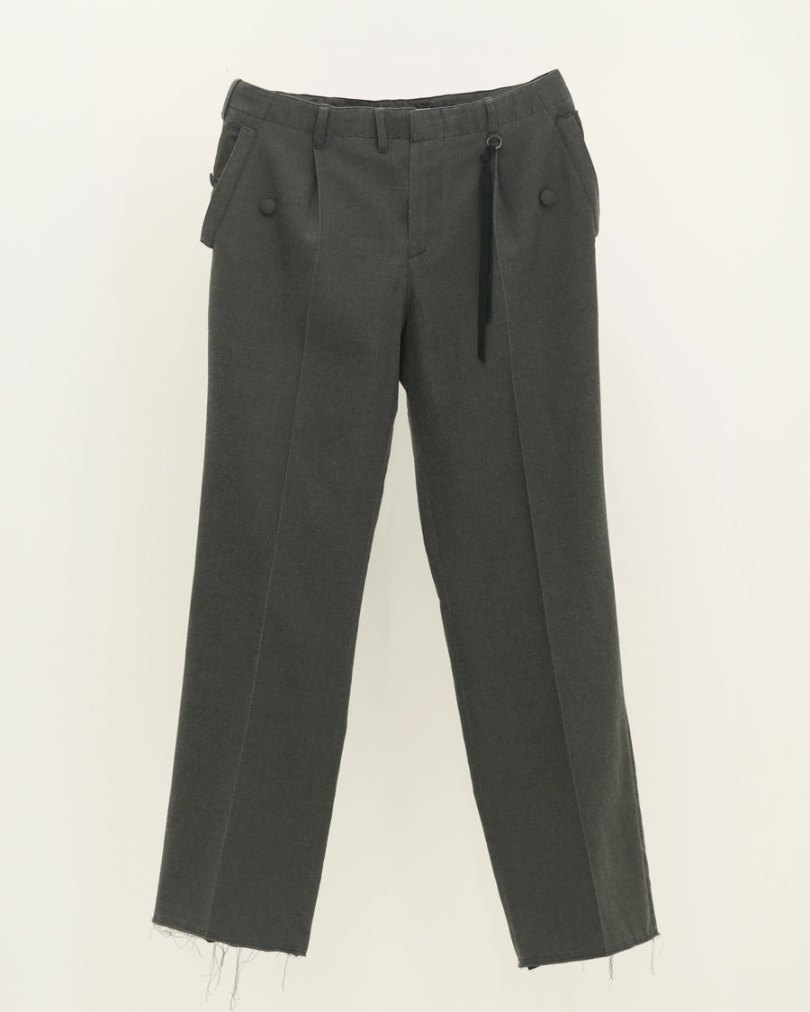 PIGMENT PRINT SLACKS GREY