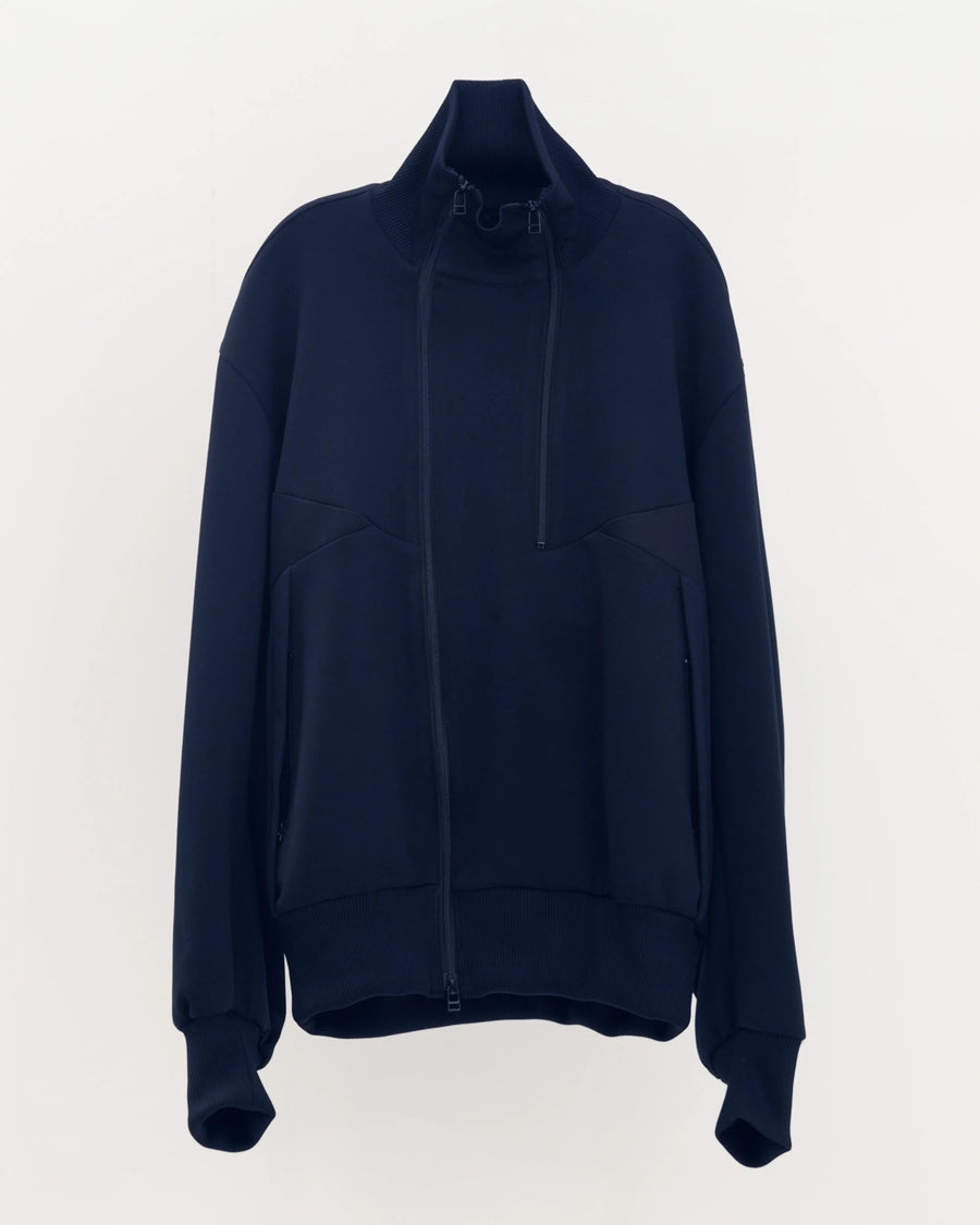 JERSEY TRACK BLOUSON NAVY