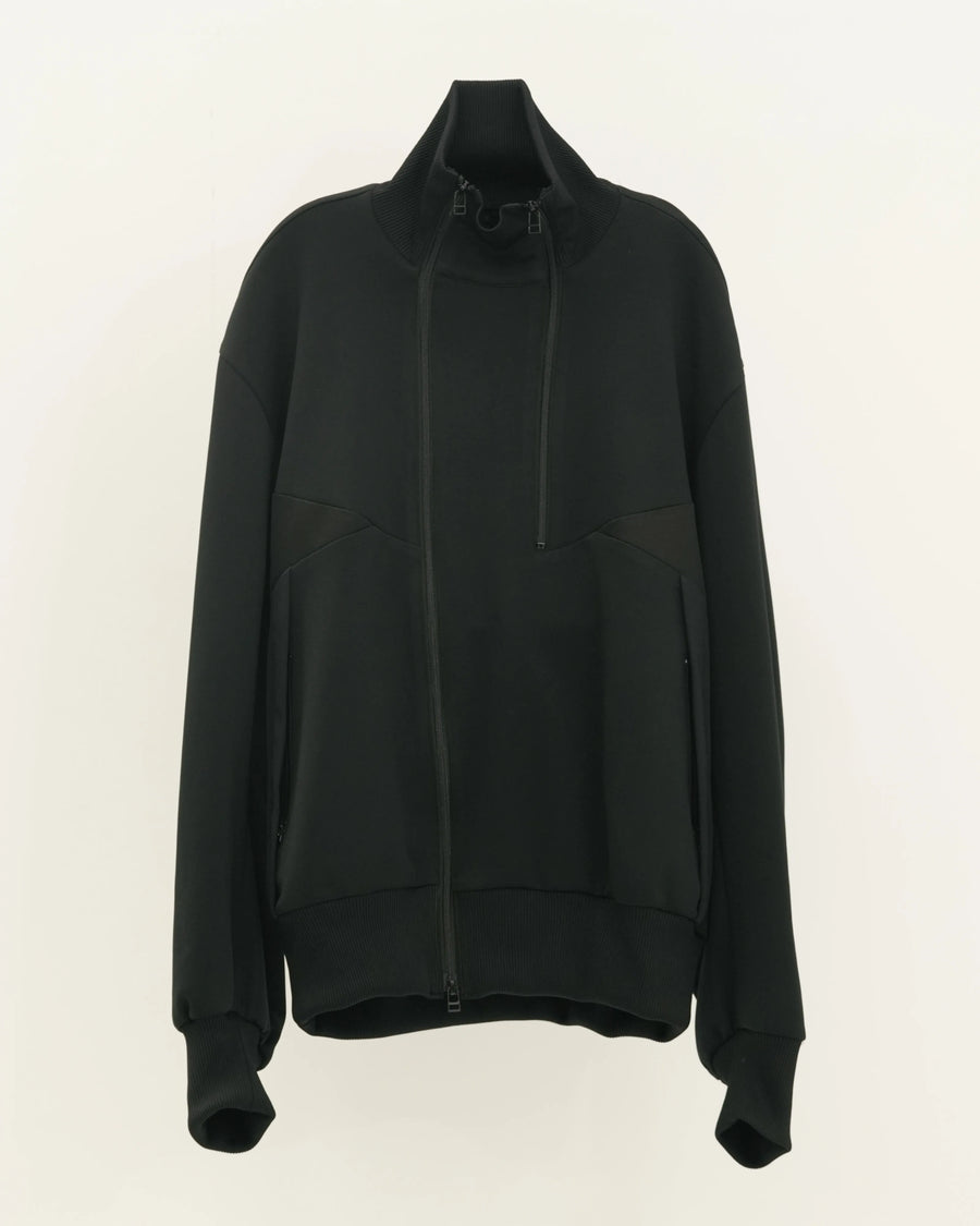 JERSEY TRACK BLOUSON BLACK