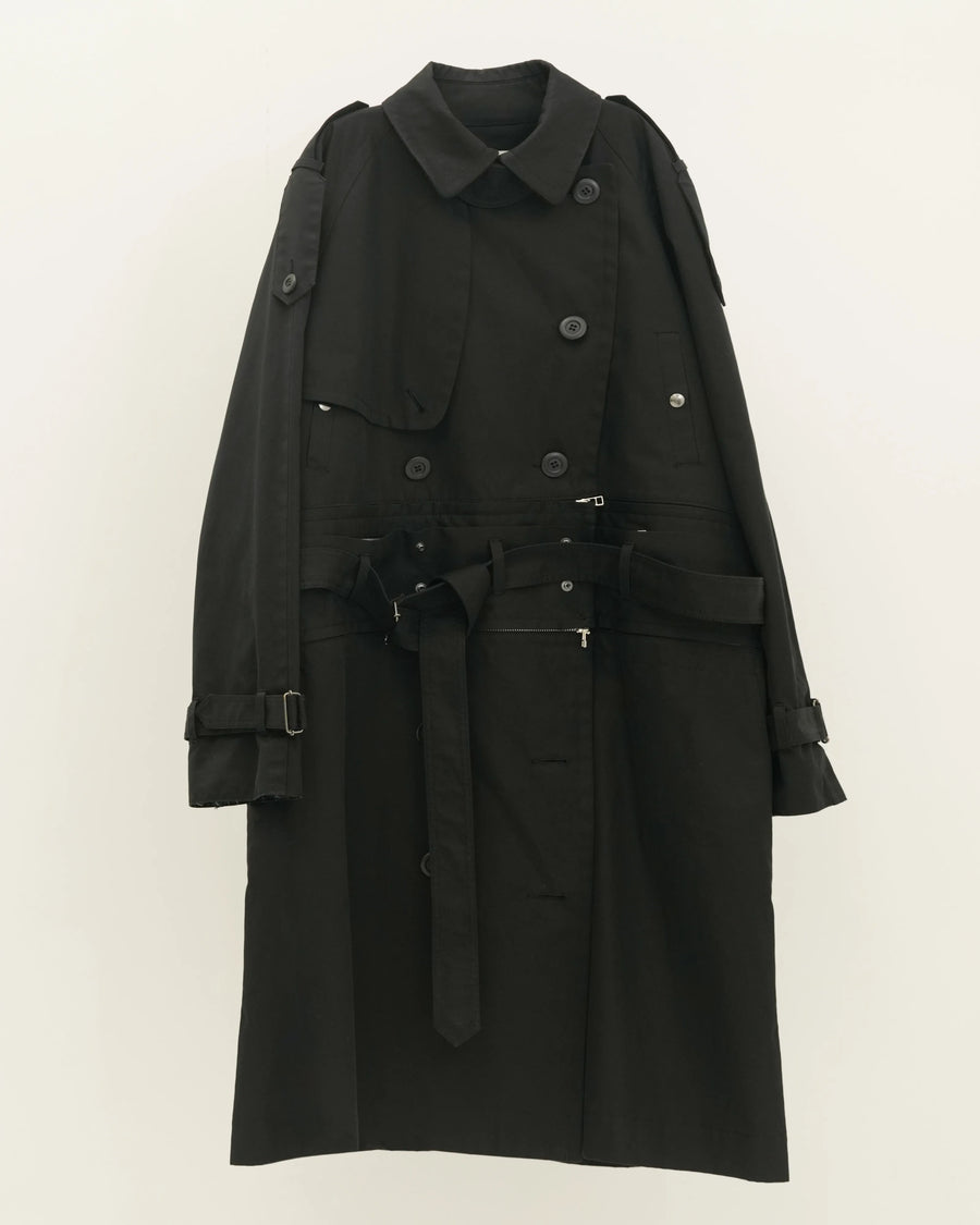 SEPARATE TRENCH COAT BLACK