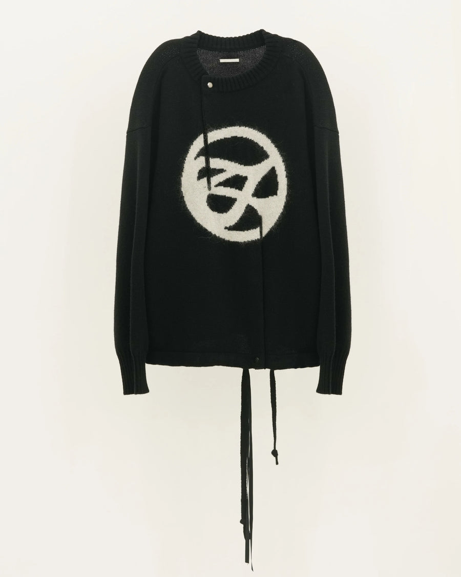 DOUBLE FRONT KNIT PO BLACK