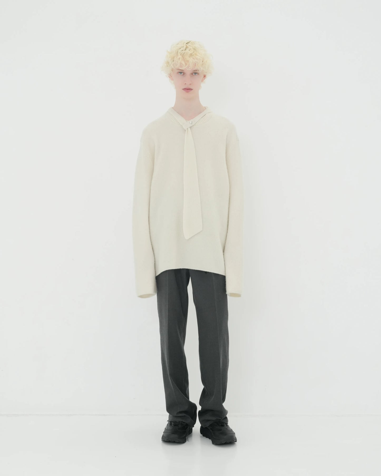 PIGMENT PRINT SLACKS GREY