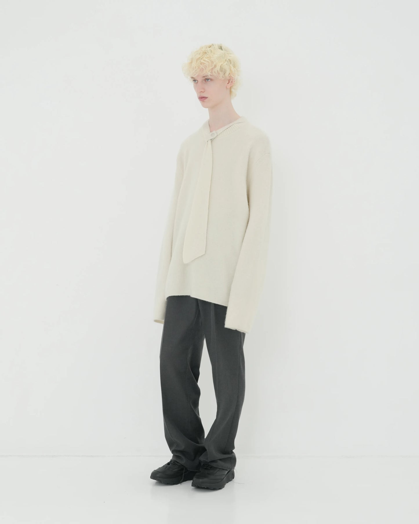 PIGMENT PRINT SLACKS GREY