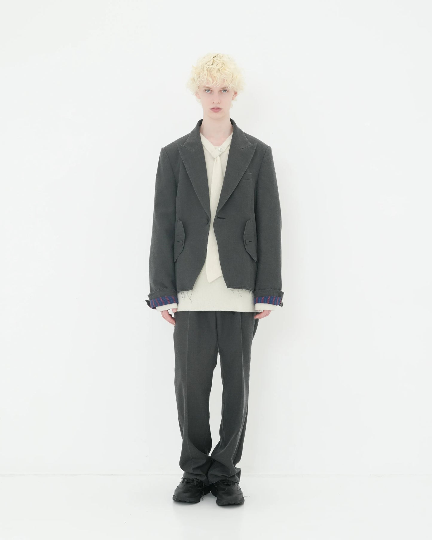 PIGMENT PRINT SLACKS GREY