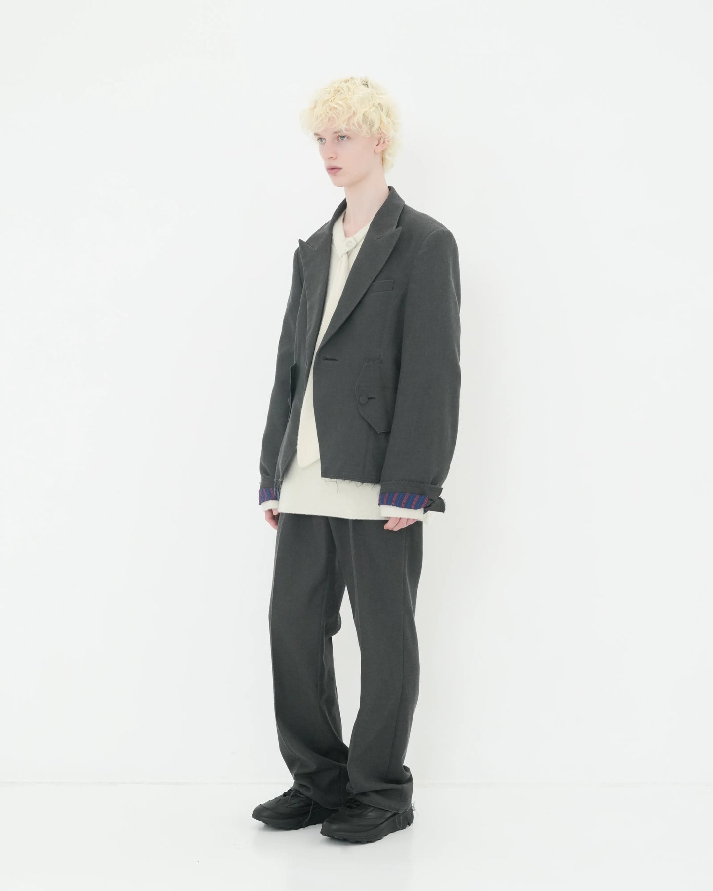PIGMENT PRINT SLACKS GREY