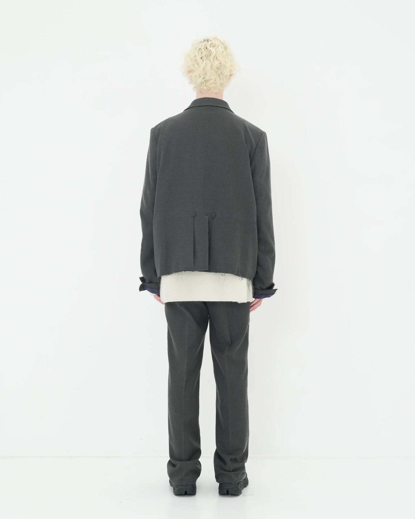 PIGMENT PRINT SLACKS GREY