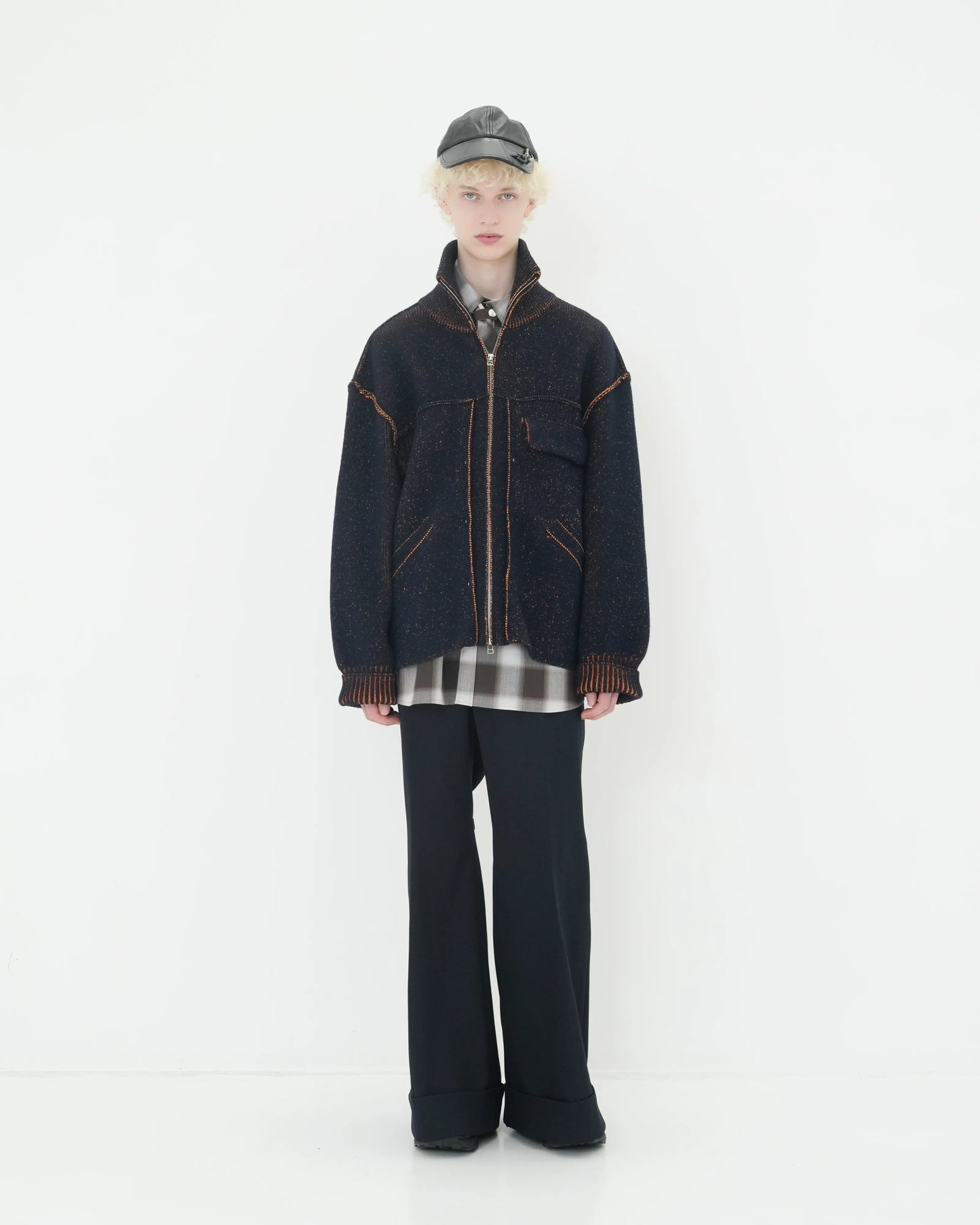 GAITER DOUBLE SLACKS NAVY