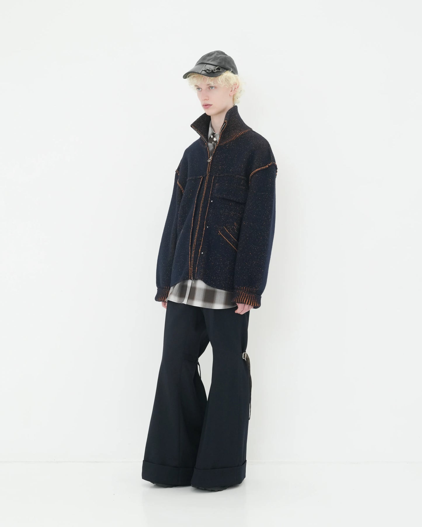 GAITER DOUBLE SLACKS NAVY