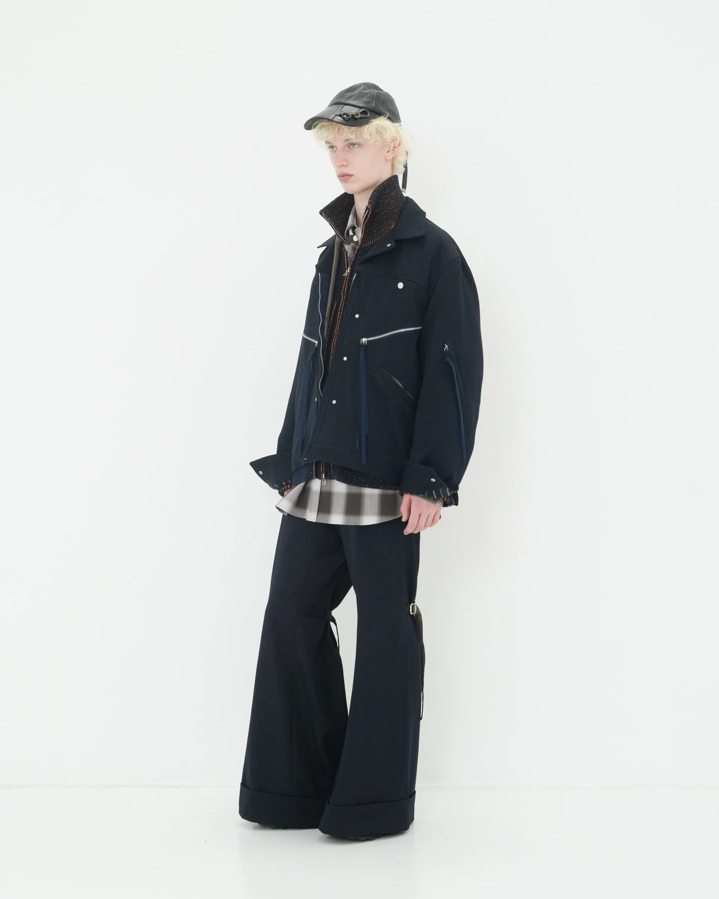 GAITER DOUBLE SLACKS NAVY