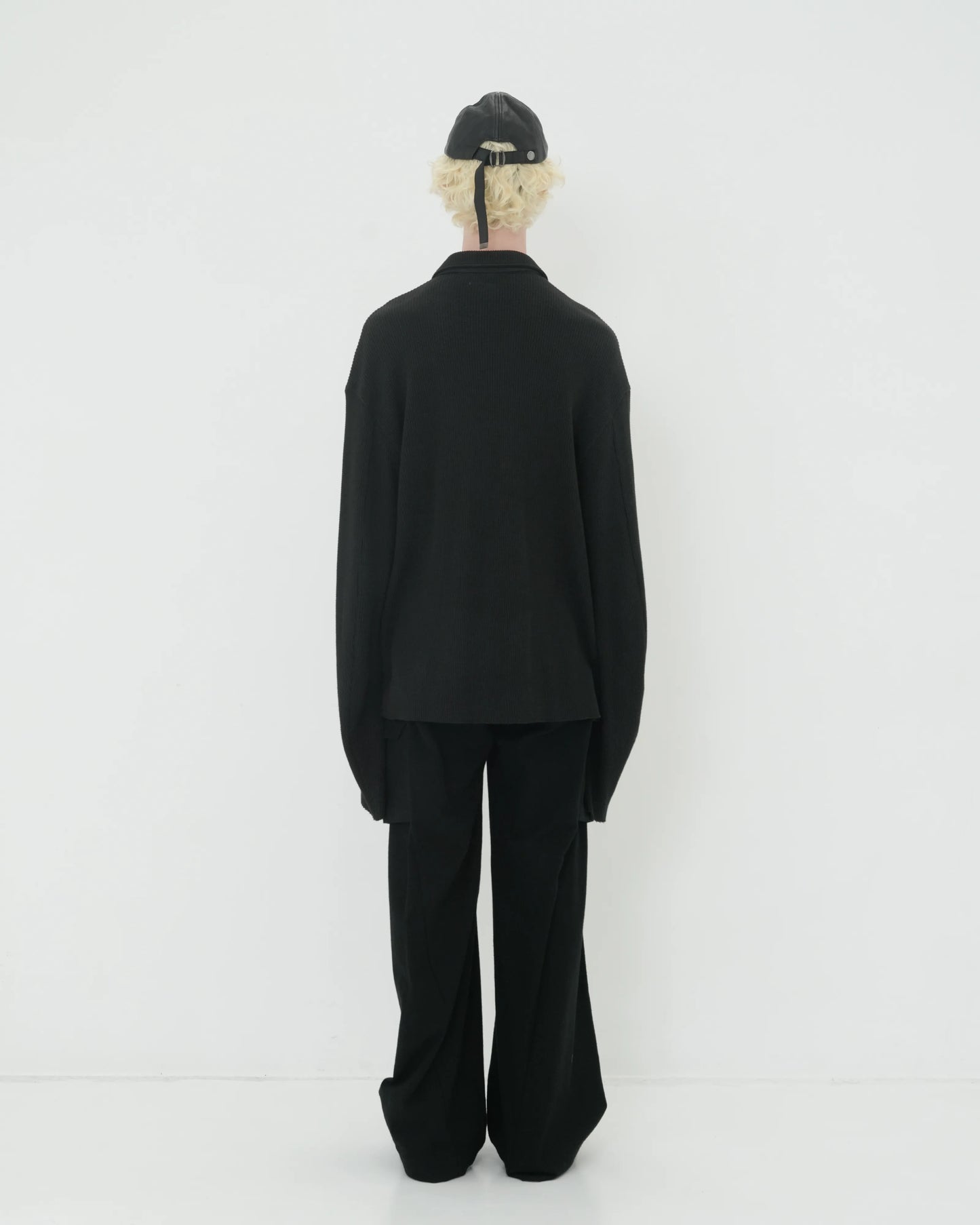 NEP SILK CARGO TROUSERS BLACK