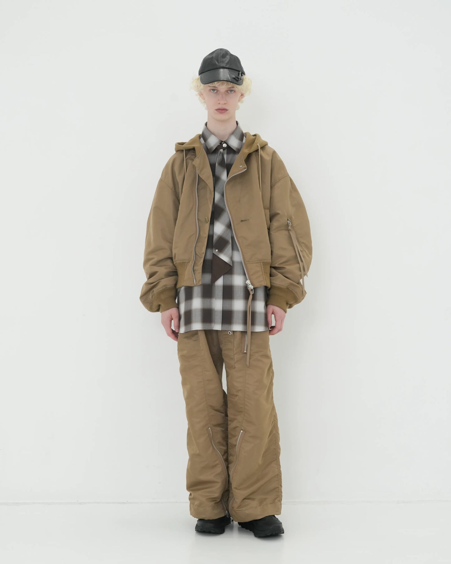 NYLON K-2B TROUSERS BEIGE