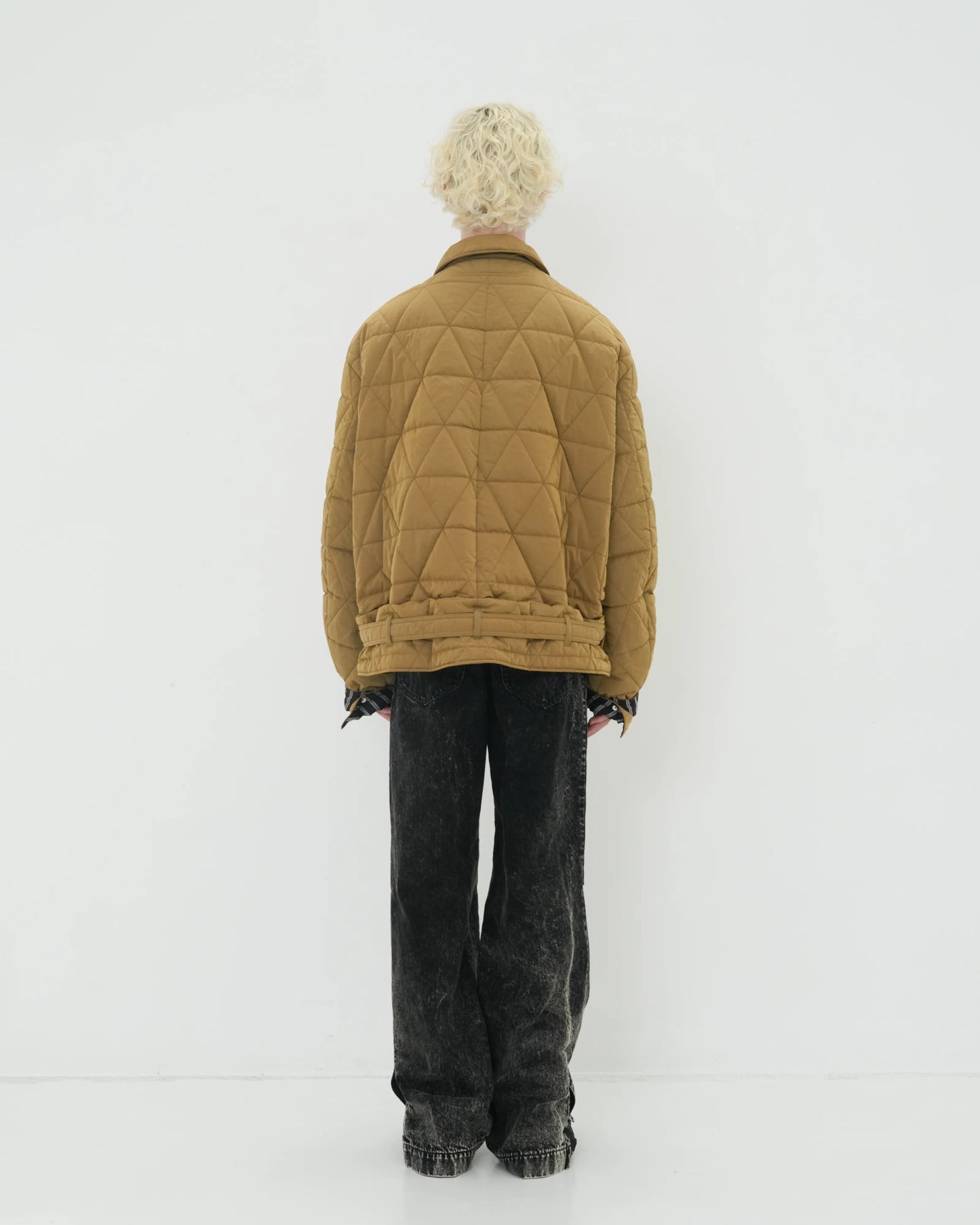 NYLON QUILTING A-2 BLOUSON BEIGE