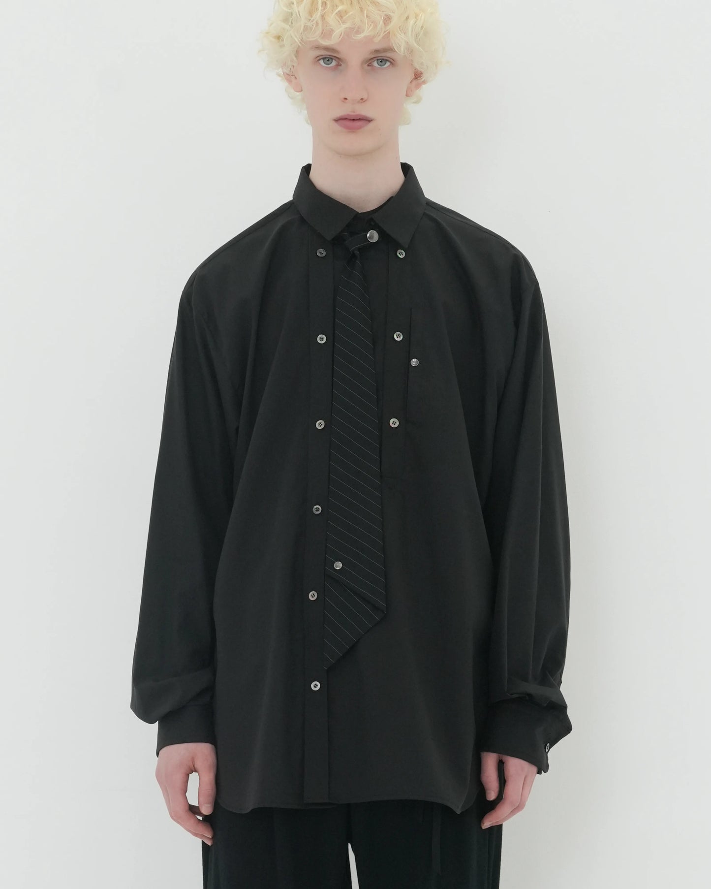 NOT-TIE "STRIPE" BLACK x WHITE