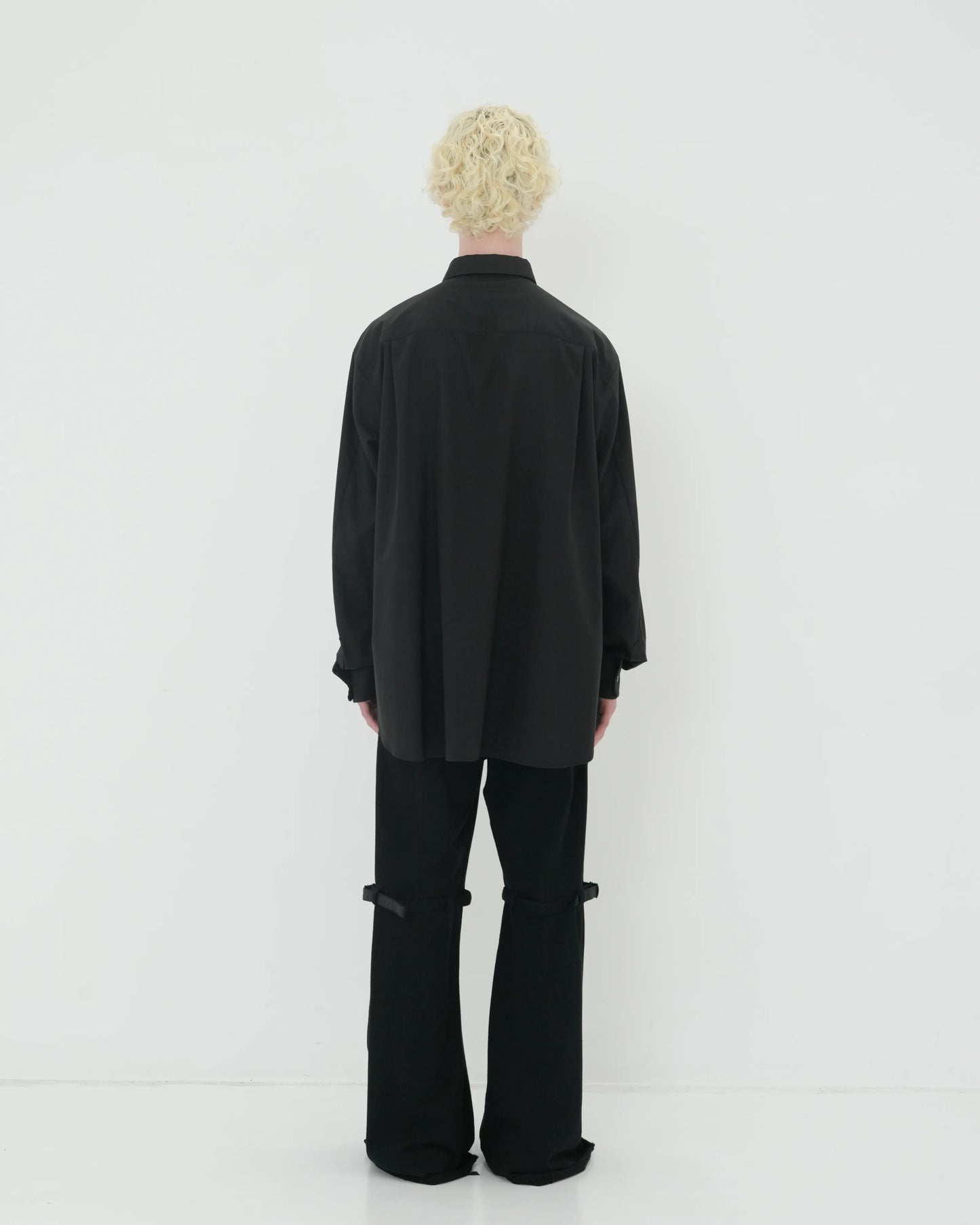 SWEAT GAITER DOUBLE SLACKS BLACK