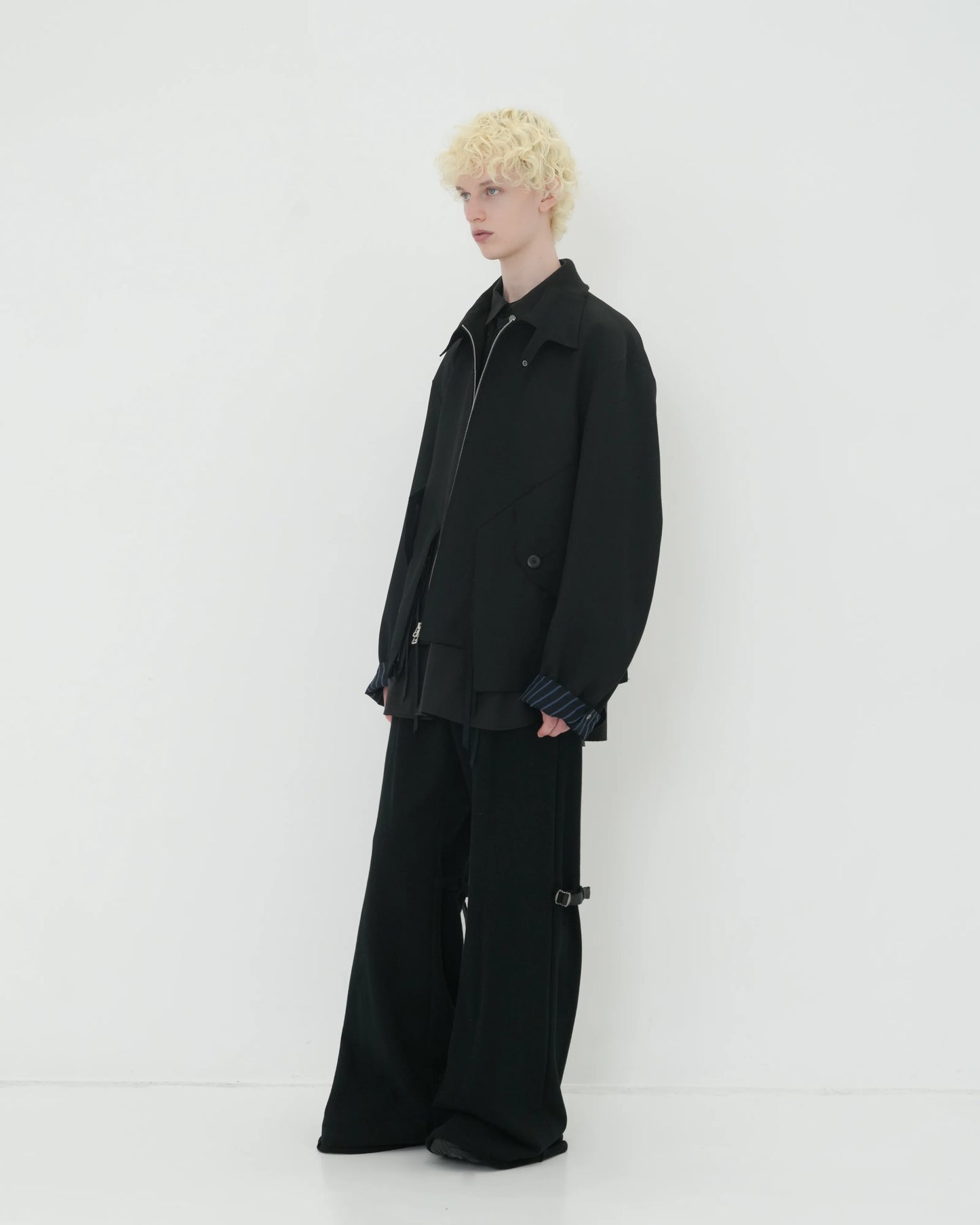 SWEAT GAITER DOUBLE SLACKS BLACK