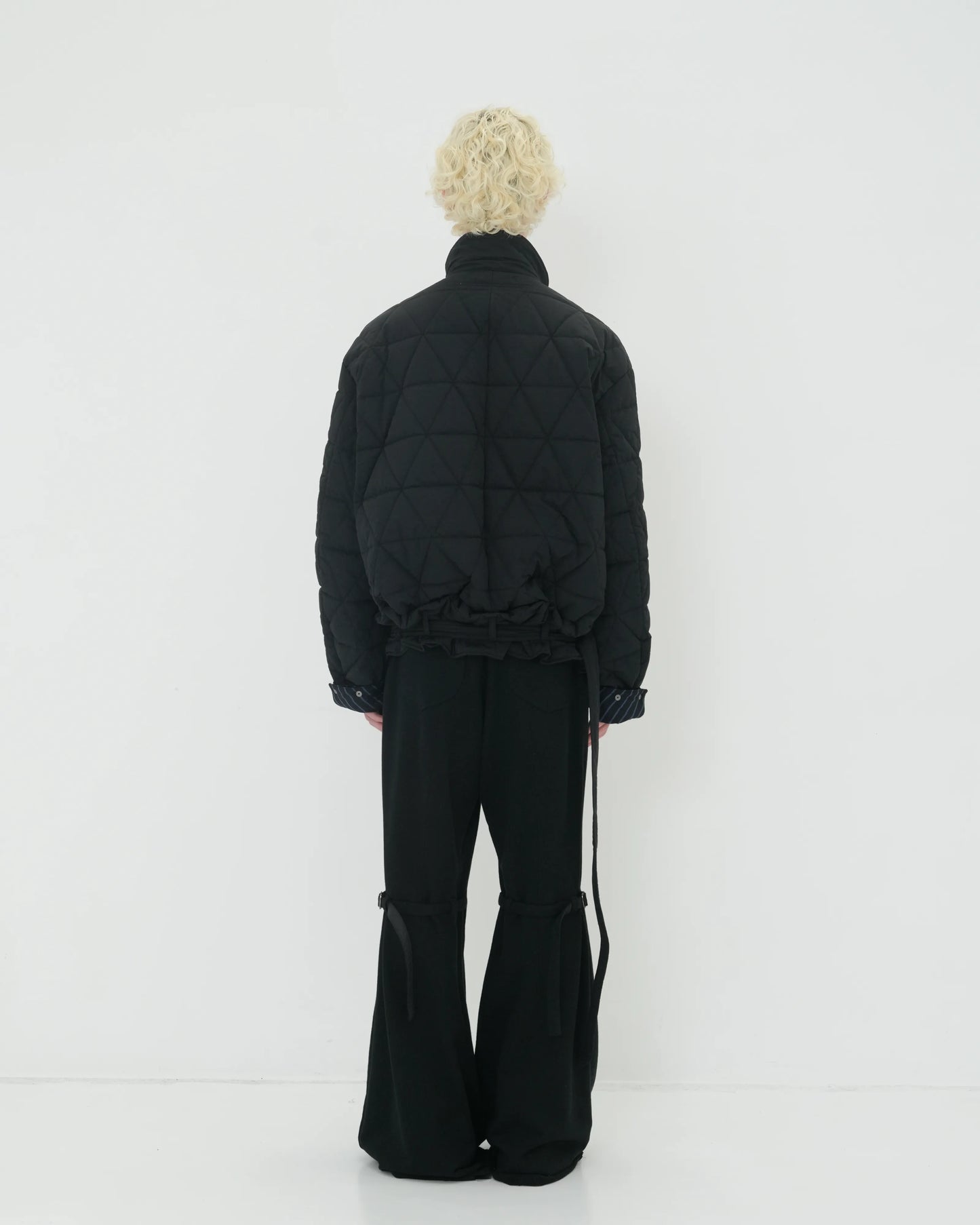 SWEAT GAITER DOUBLE SLACKS BLACK