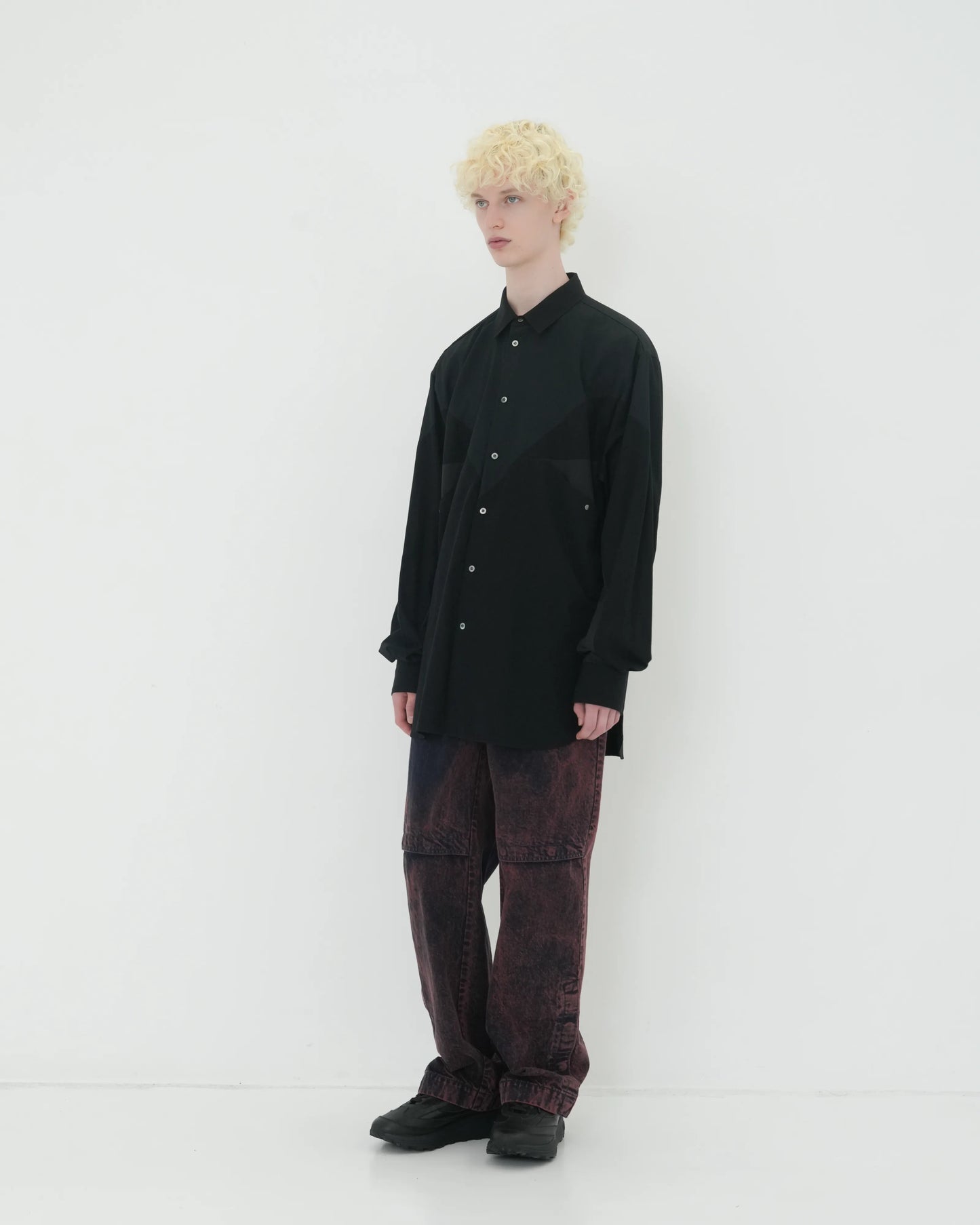 TRACK SHIRT BLACK
