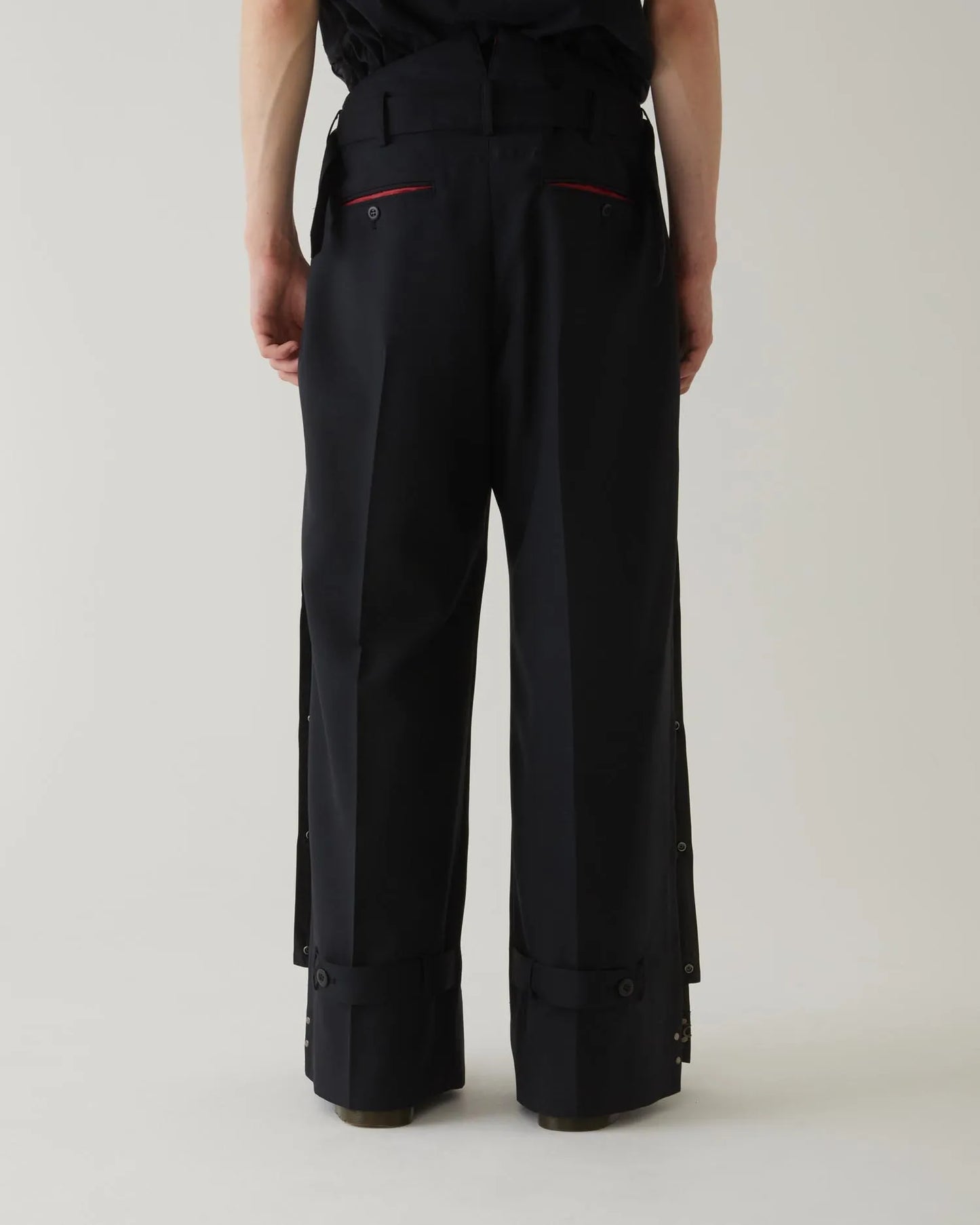 SERGE VINCENT OVER SLACKS BLACK
