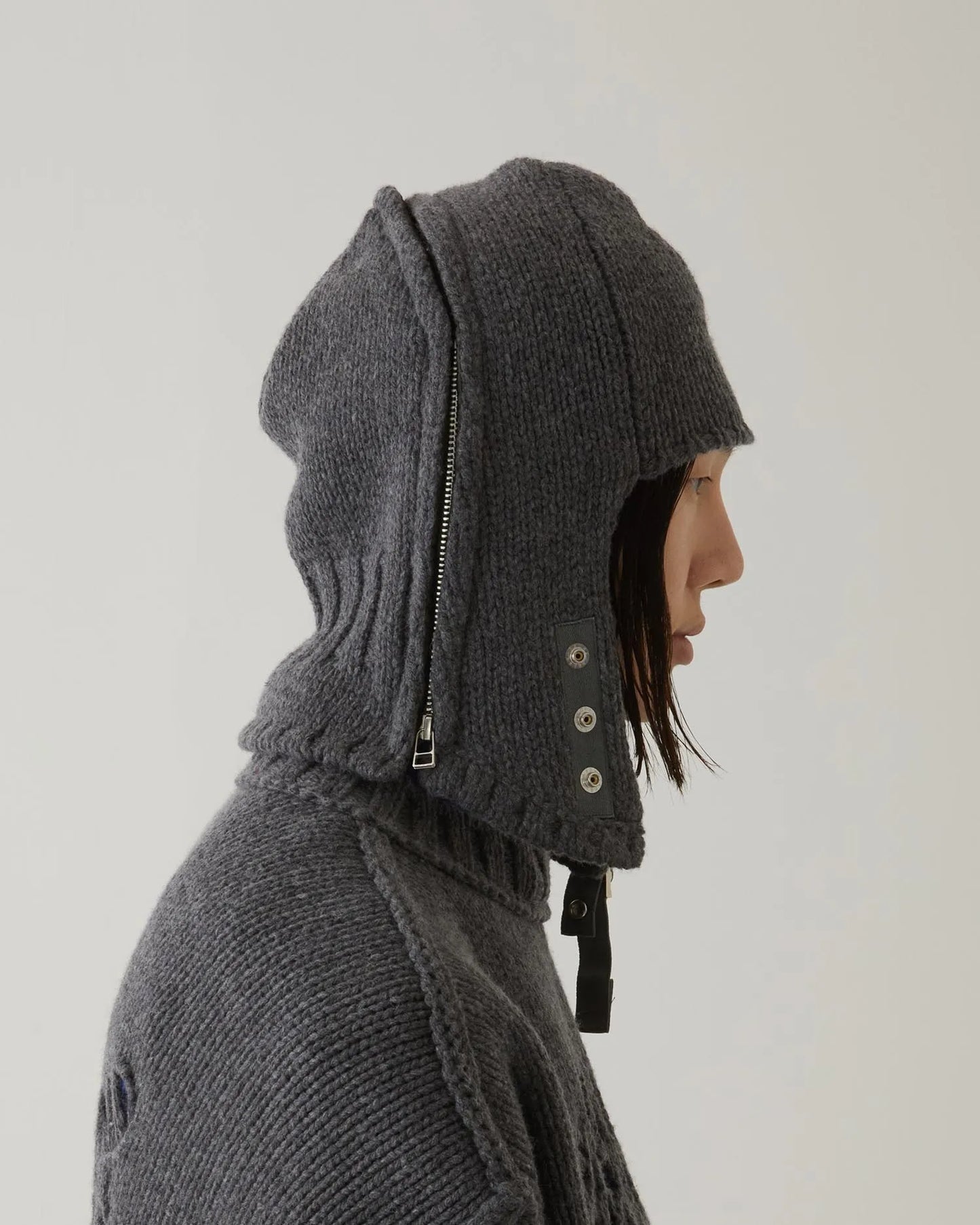 AVIATOR KNIT CAP GREY