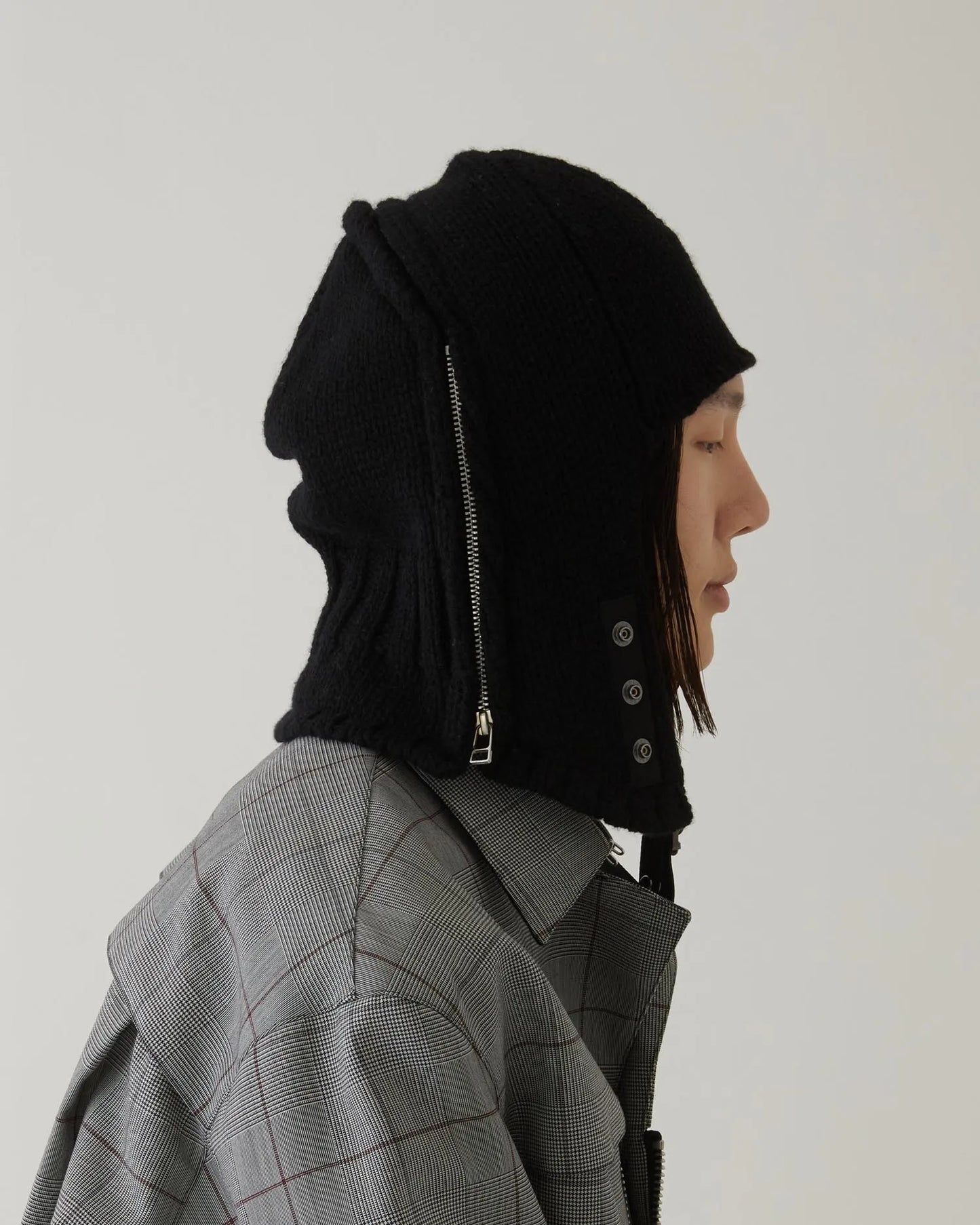 AVIATOR KNIT CAP BLACK