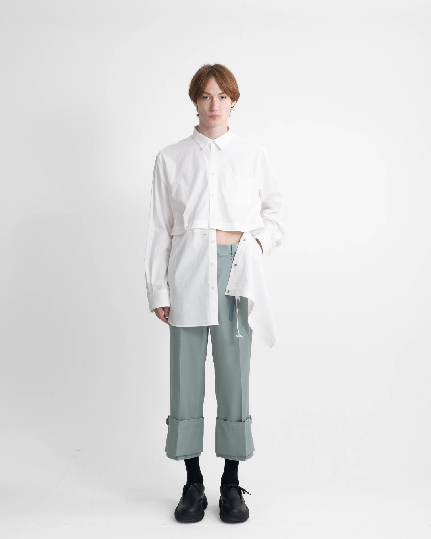 SEP. CROPPED SLACKS SKY BLUE