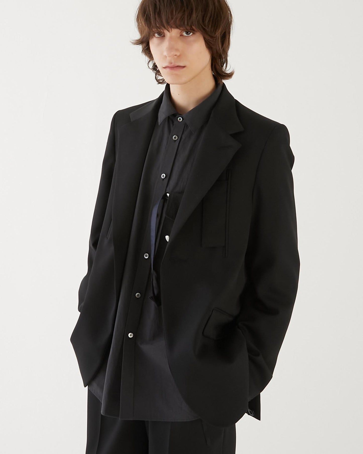 SUITING DEACON JACKET BLACK