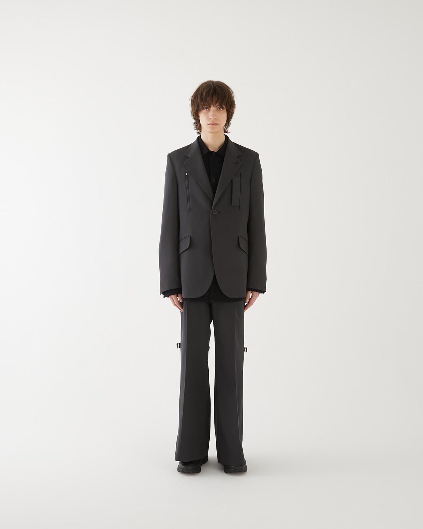 SUITING GAITER SLACKS GREY