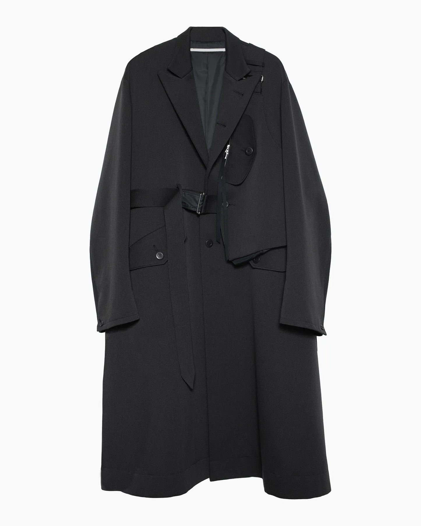 COLD WEATHER CHESTER FIELD COAT BLACK