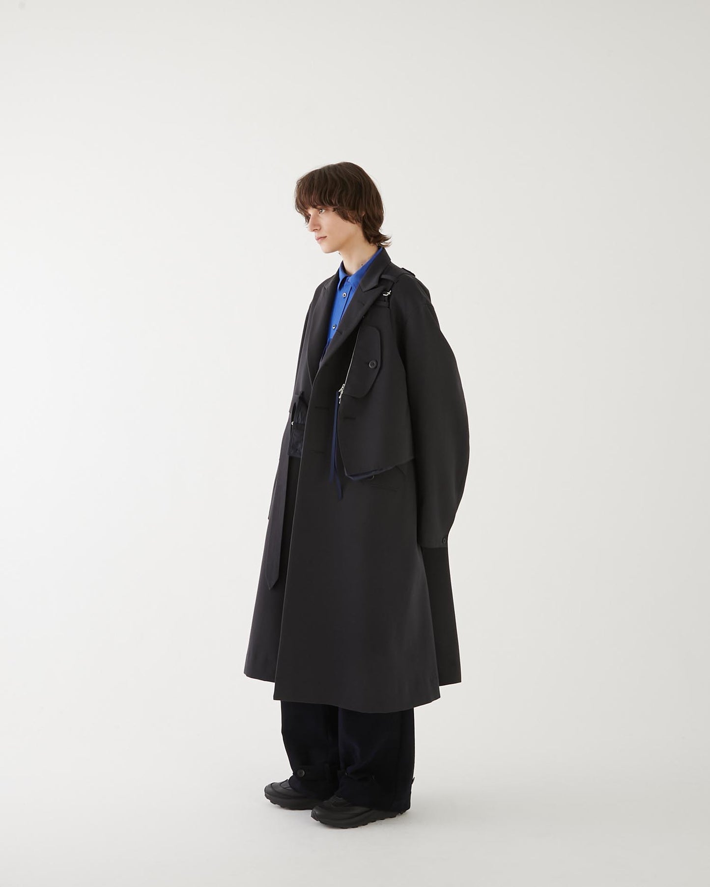 COLD WEATHER CHESTER FIELD COAT BLACK