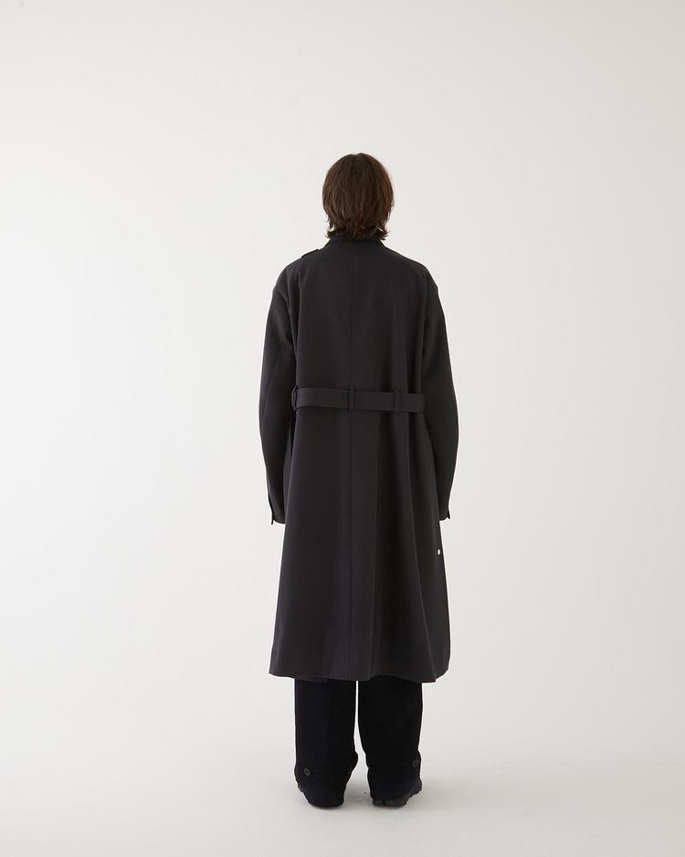 COLD WEATHER CHESTER FIELD COAT BLACK