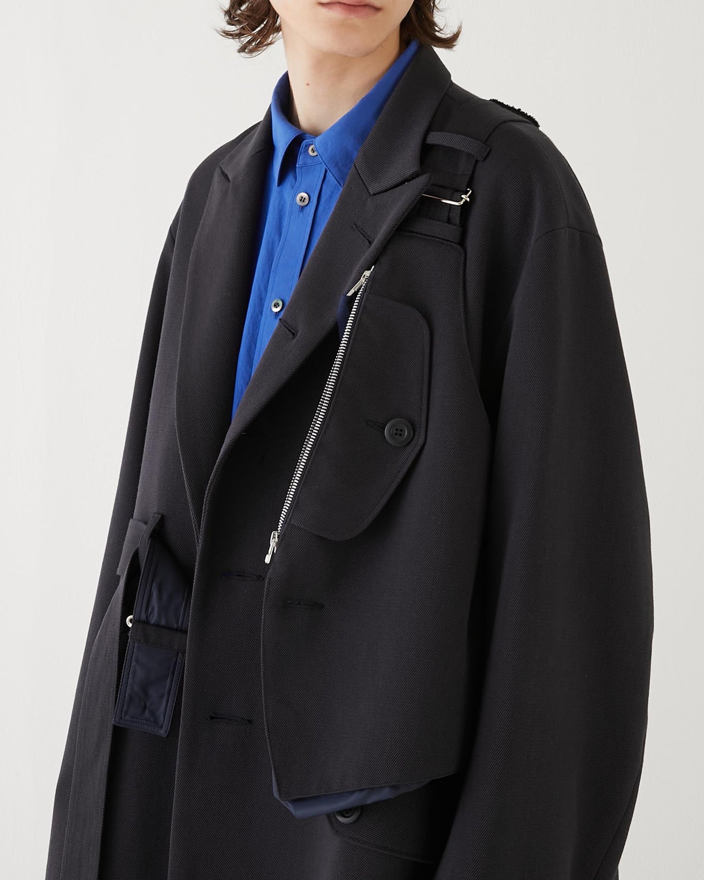 COLD WEATHER CHESTER FIELD COAT BLACK